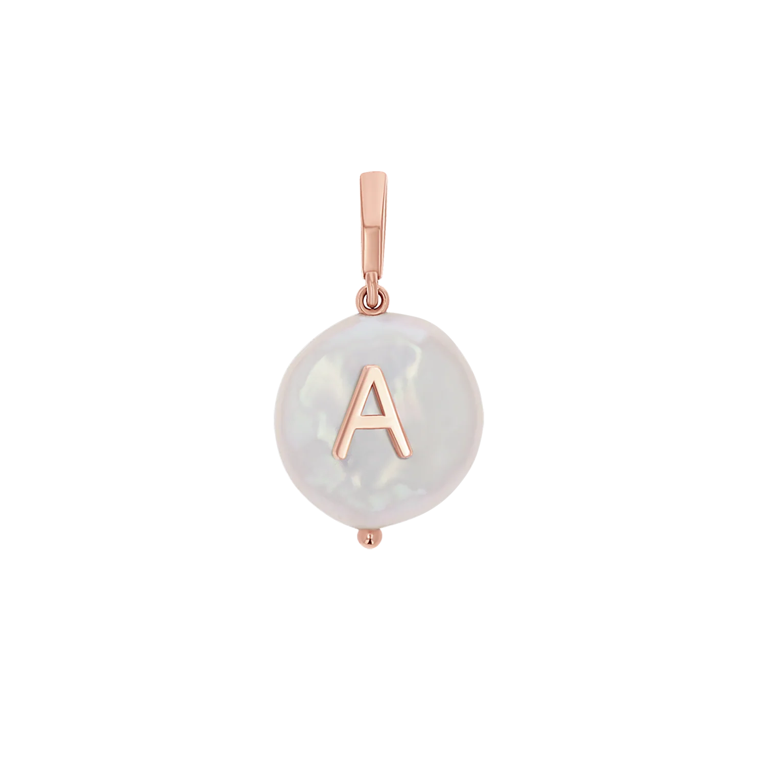 Coin Pearl Initial Charm - Image 3