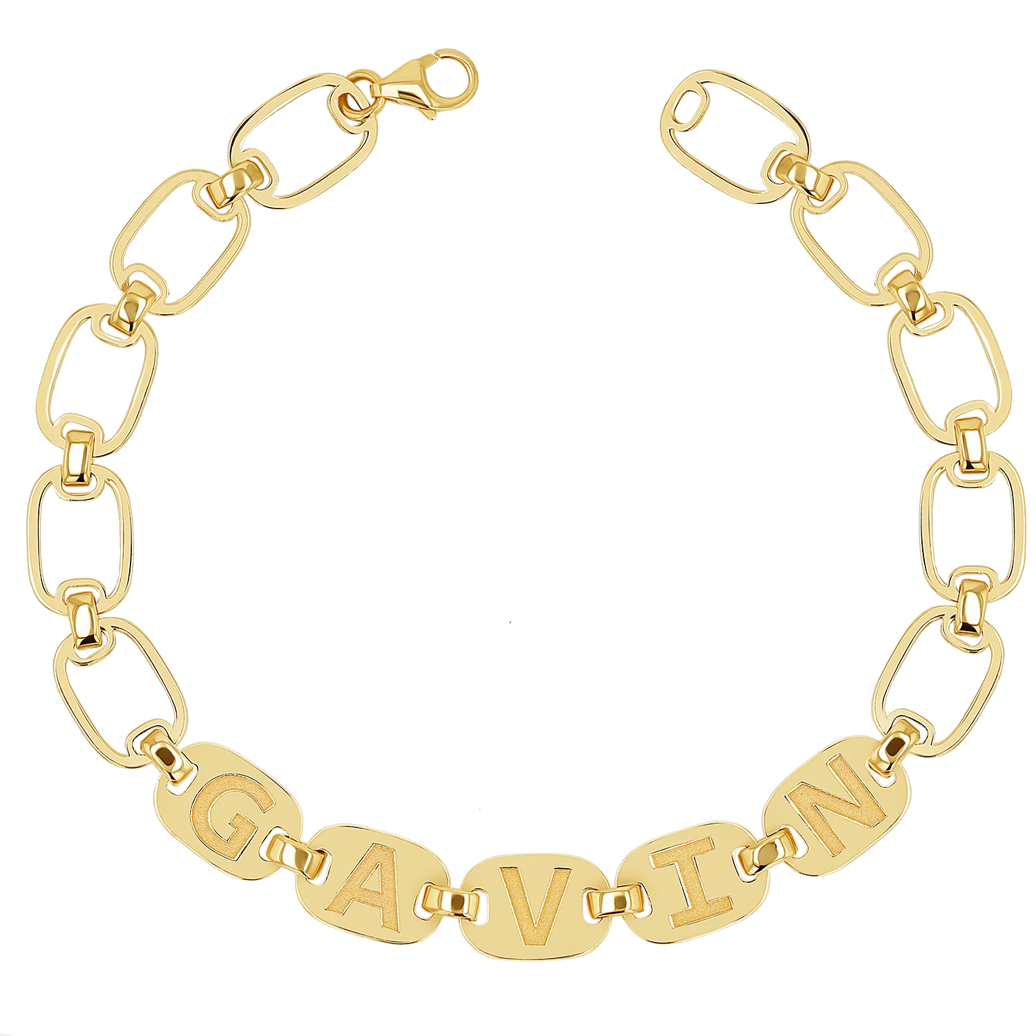 Custom Chain Link Name Bracelet