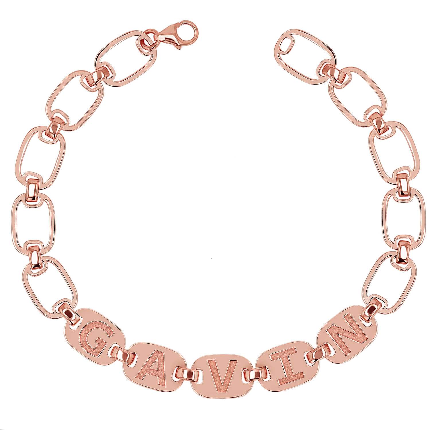 Custom Chain Link Name Bracelet - Image 3
