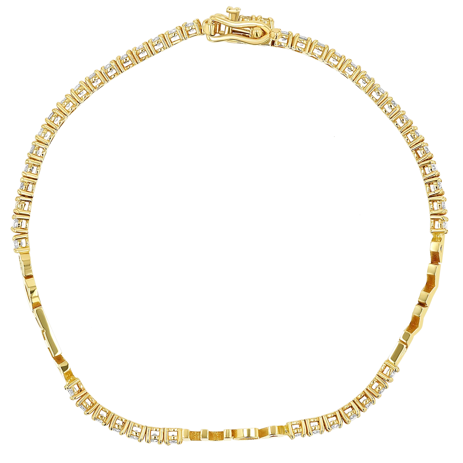 Custom Diamond Name Tennis Bracelet - Image 5