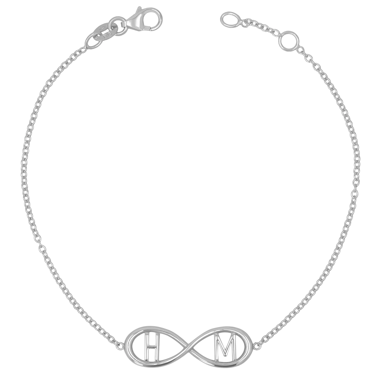Infinity Letter Bracelet - Image 2