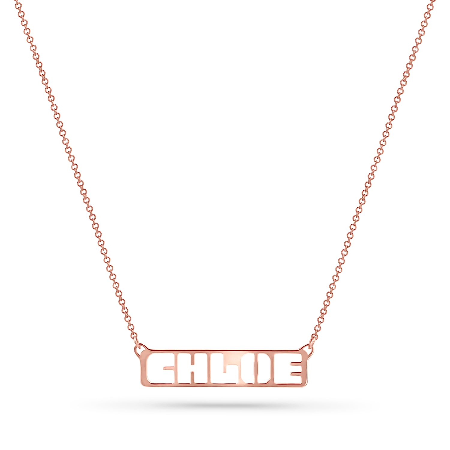 Customizable Cut-Out Name Necklace - Image 11