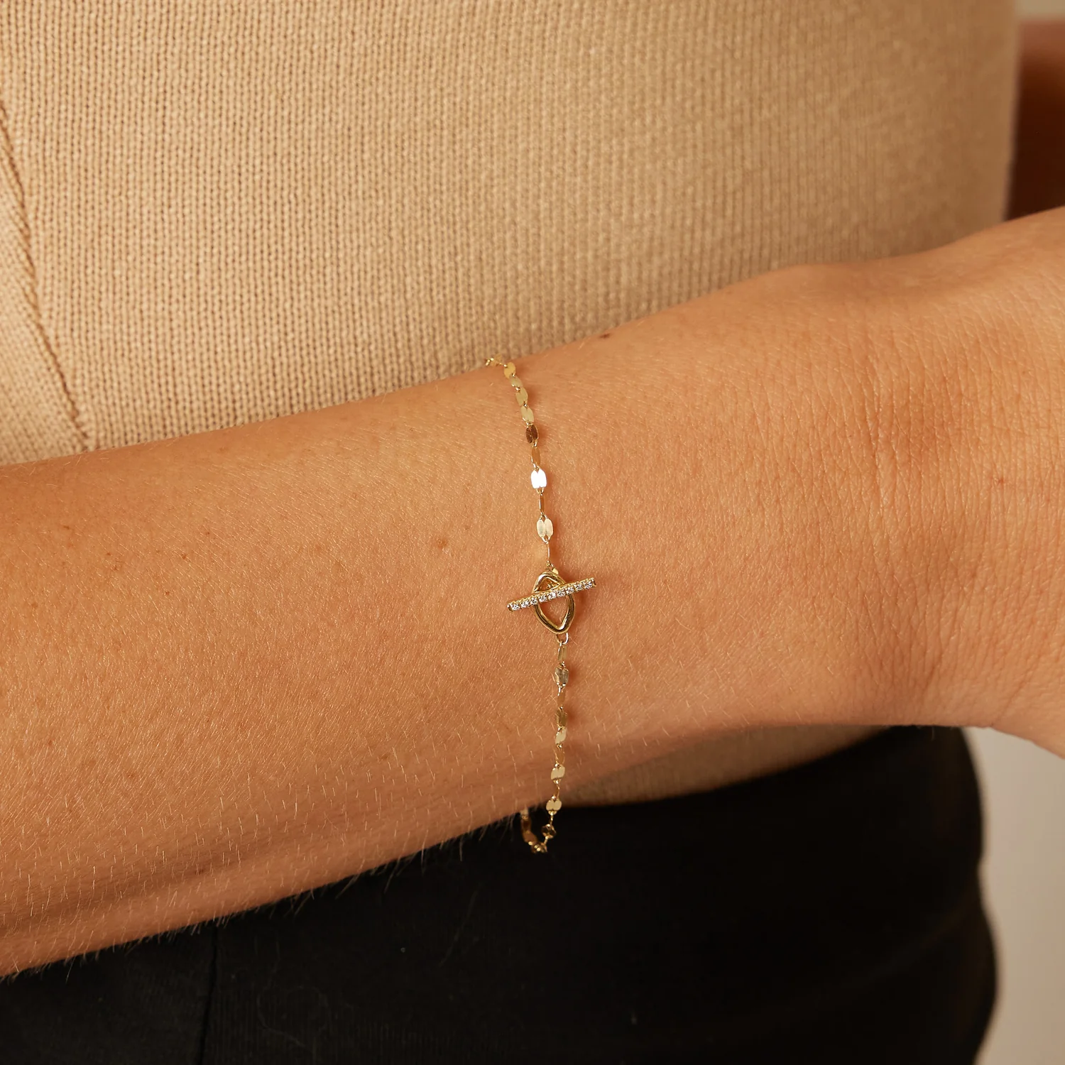 Demi Diamond Toggle Bracelet - Image 3