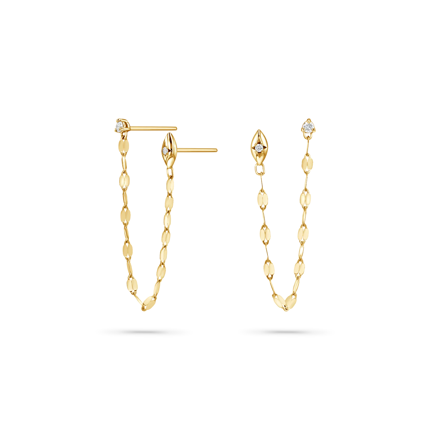Demi Starset Duo Chain Earrings