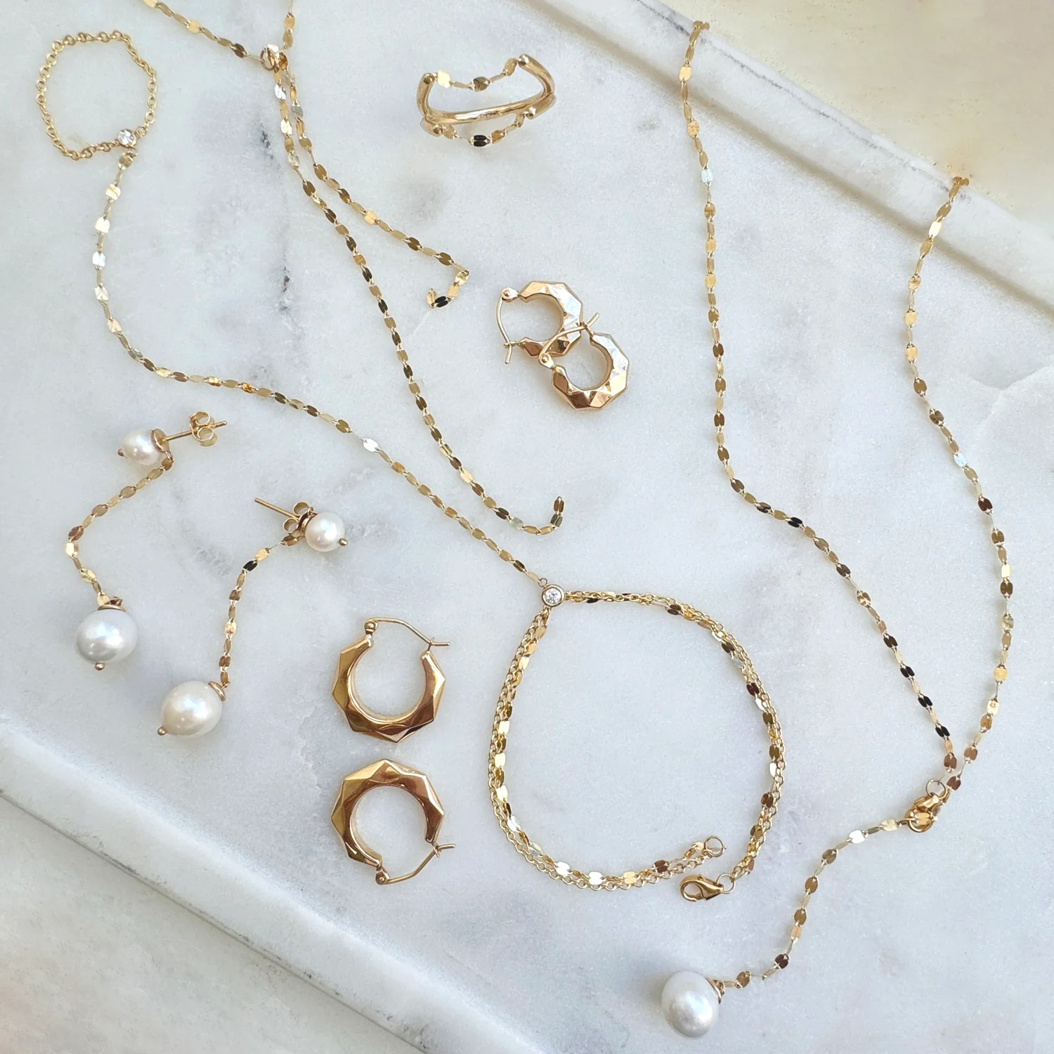 Demure Duo Chain Ring - Image 3