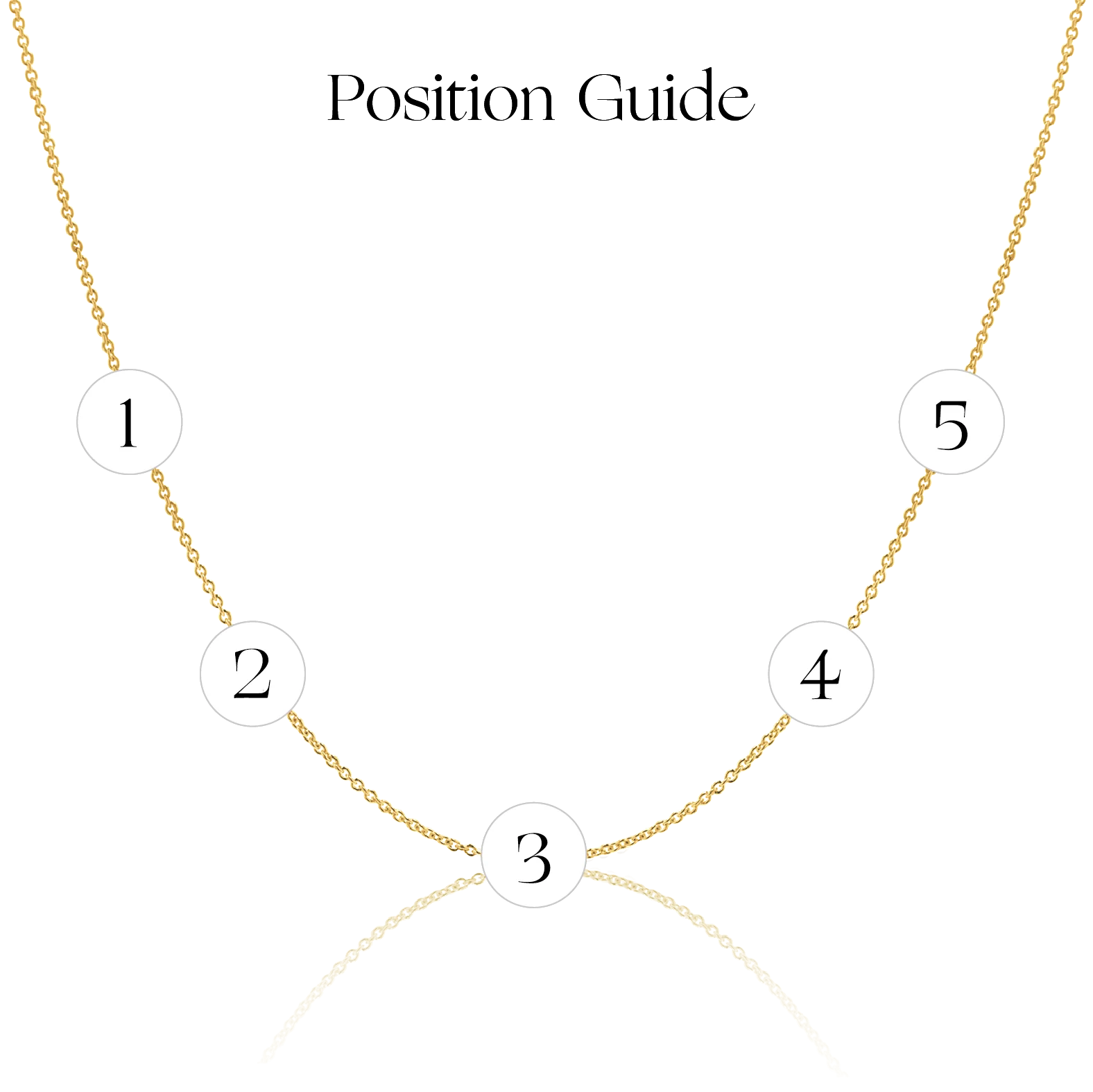 Diamond Asymmetrical Multi Initial Necklace - Image 4