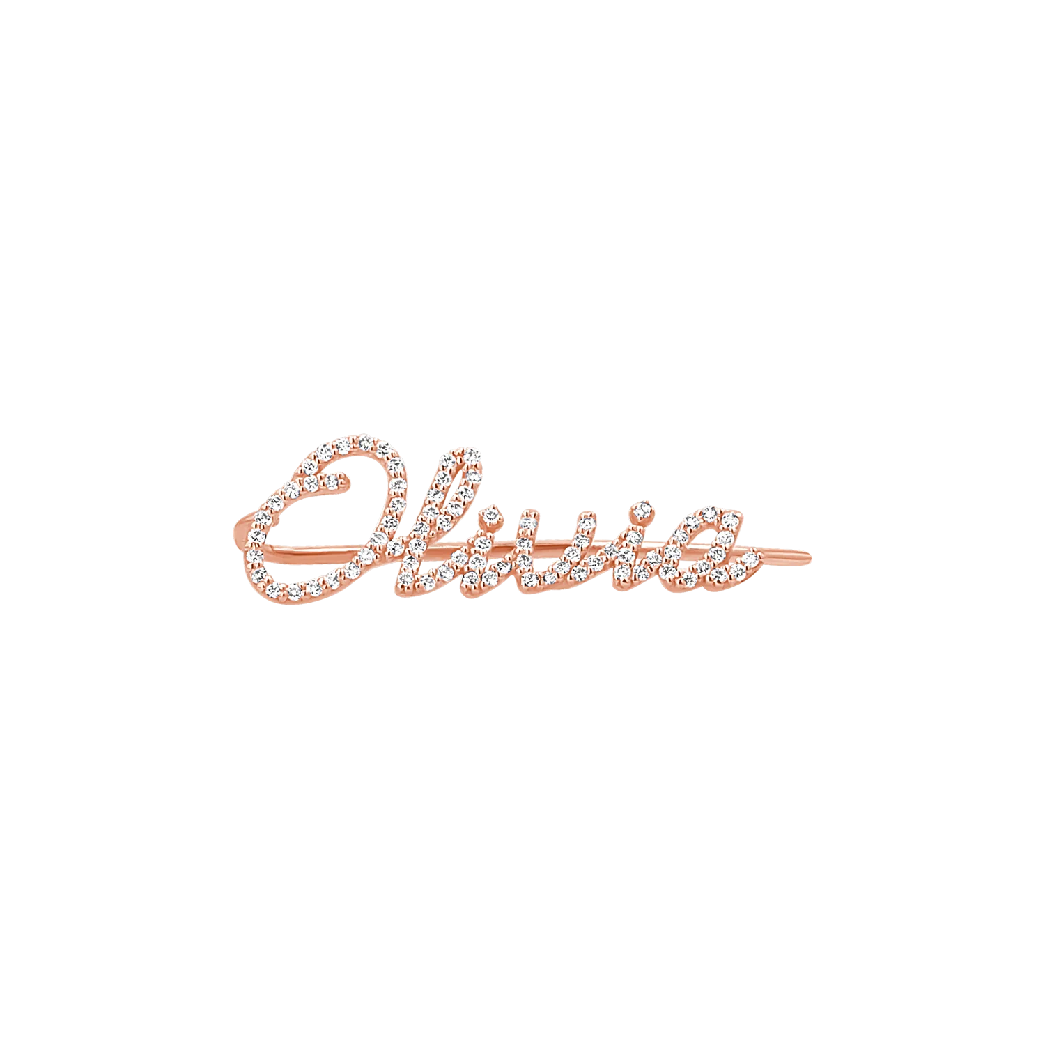 Diamond Personalized Name Ear Crawler - Image 6