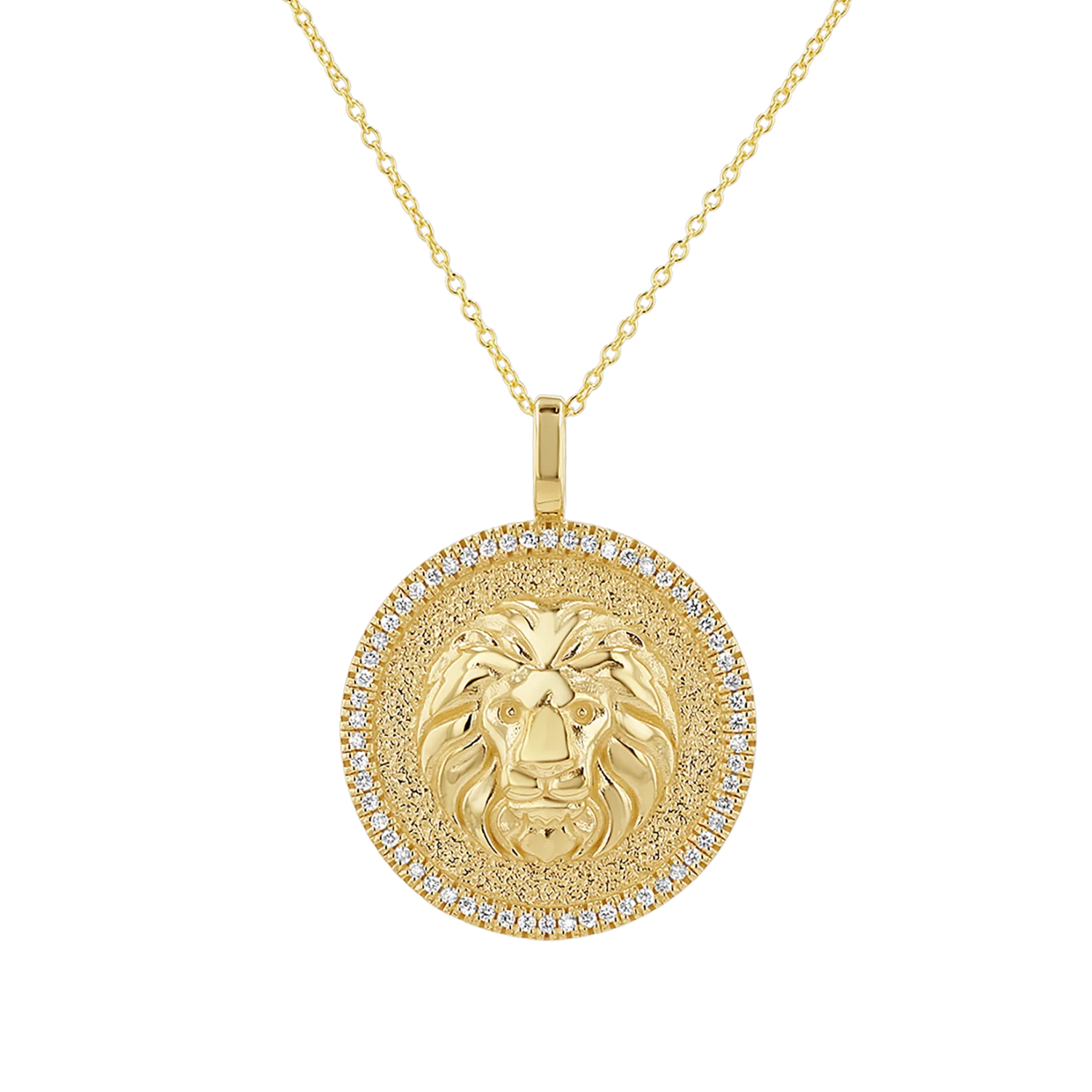 Diamond Zodiac Coin Medallion Necklace - Image 8