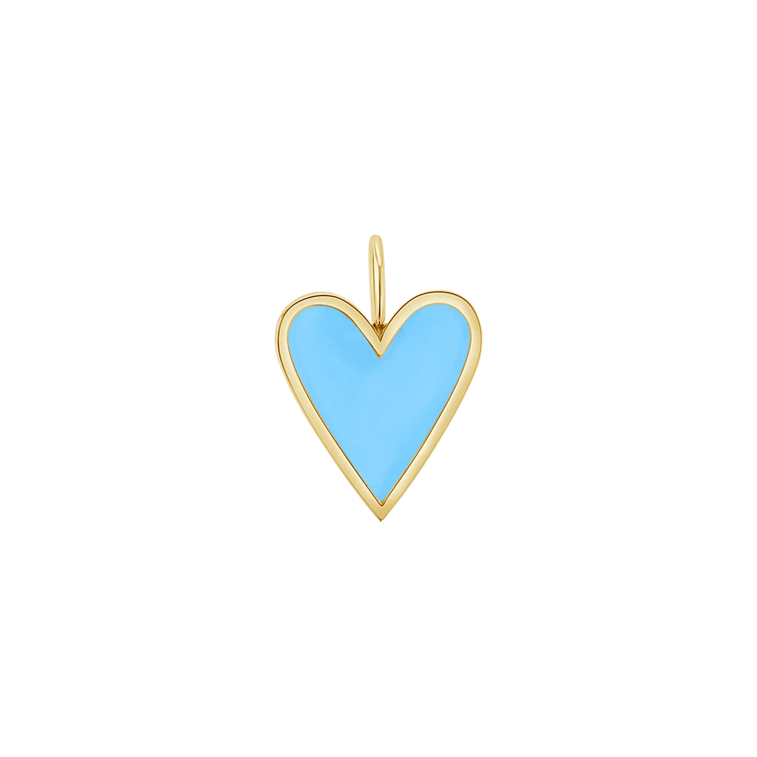Enamel Elongated Heart Charm - Image 13