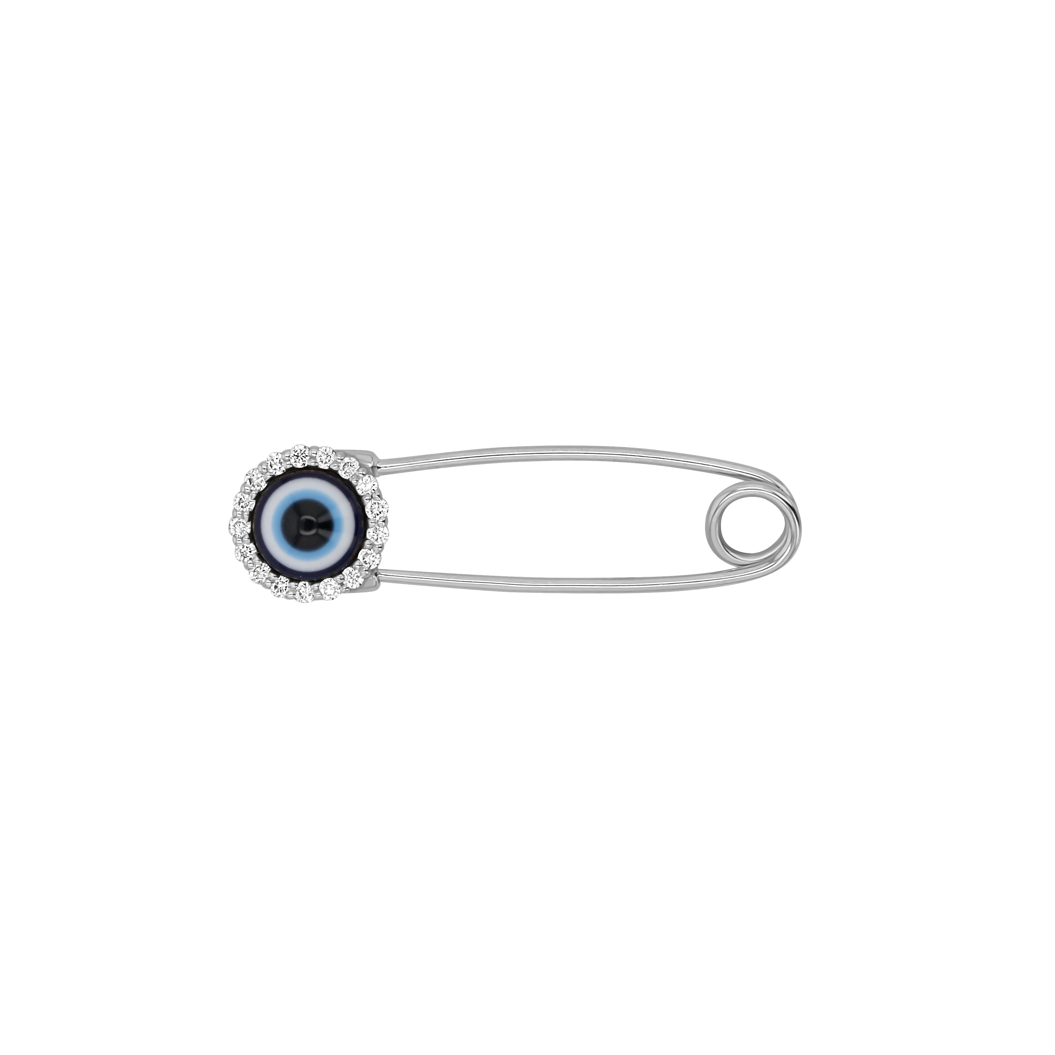 Evil Eye Charm Pin - Image 2