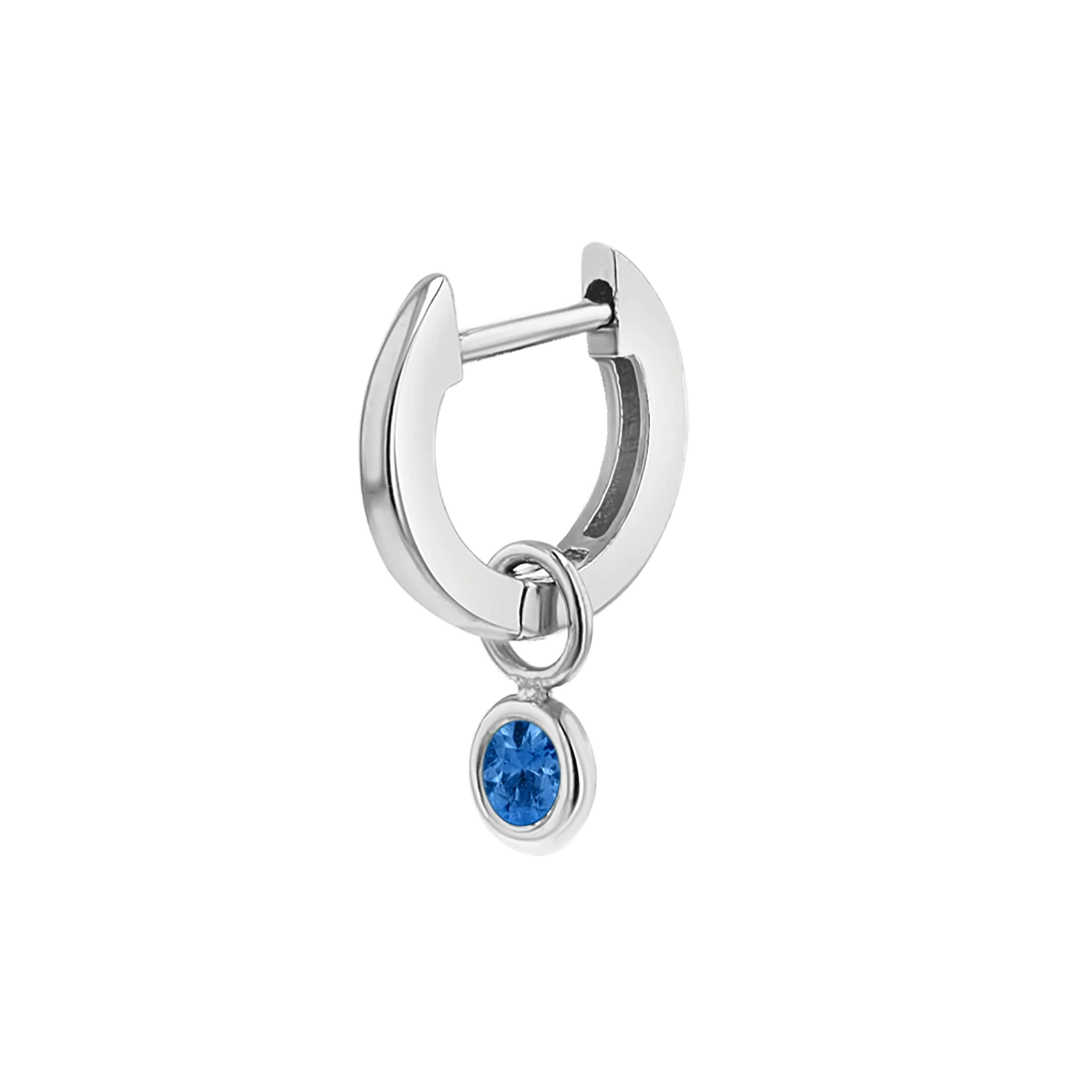 Gemstone Drop Huggies Hoops - Image 17