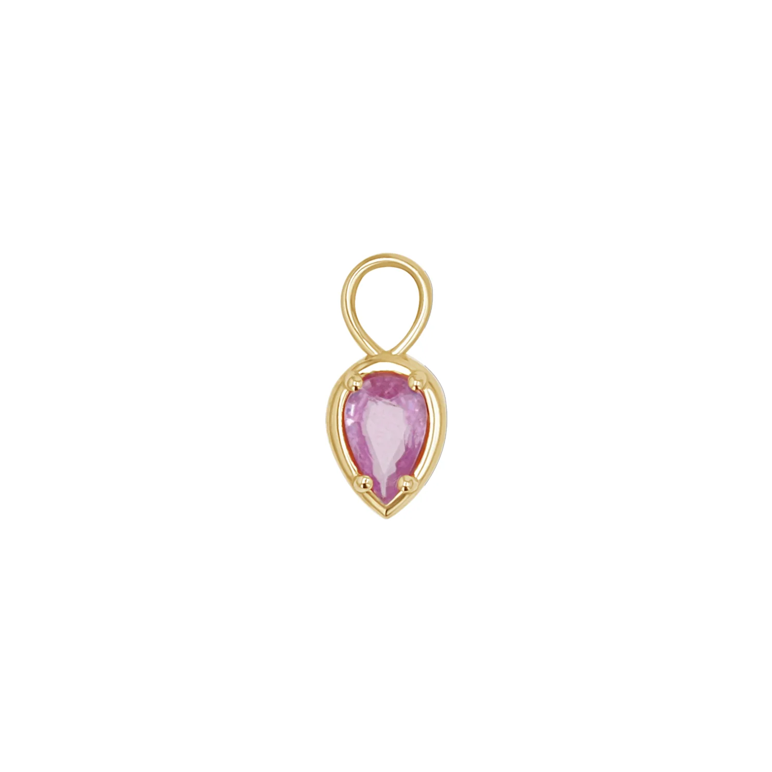 Gemstone Pear Huggies Charms - Image 10