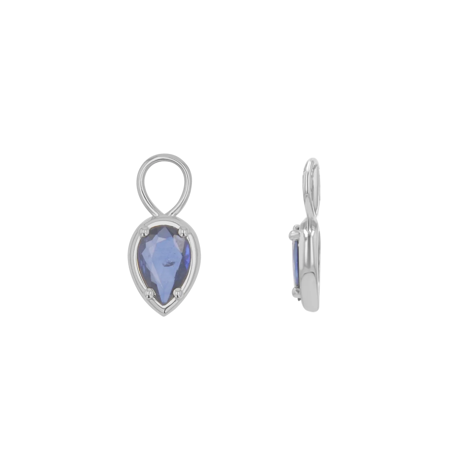 Gemstone Pear Huggies Charms - Image 6