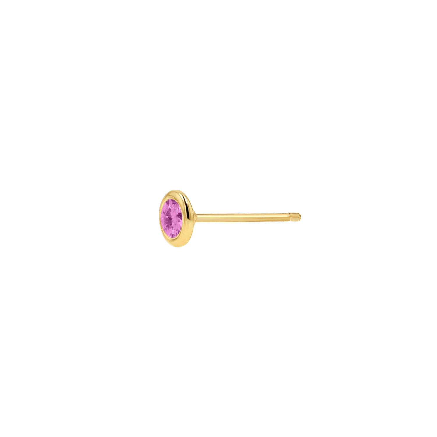 Gemstone Solitaire Bezel Studs - Image 6