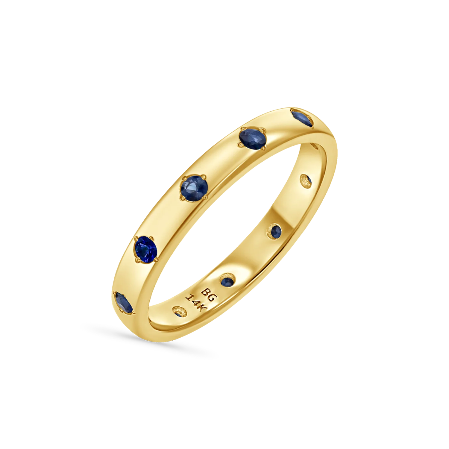 Glimmer Gemstone Band Ring - Image 11
