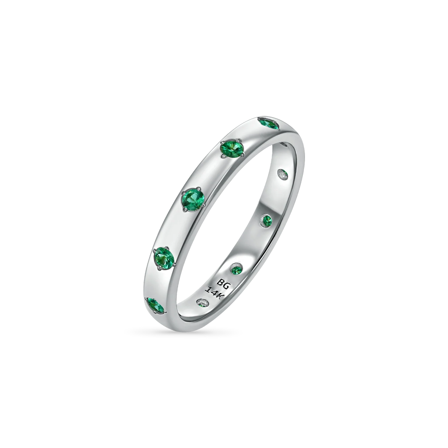 Glimmer Gemstone Band Ring - Image 3
