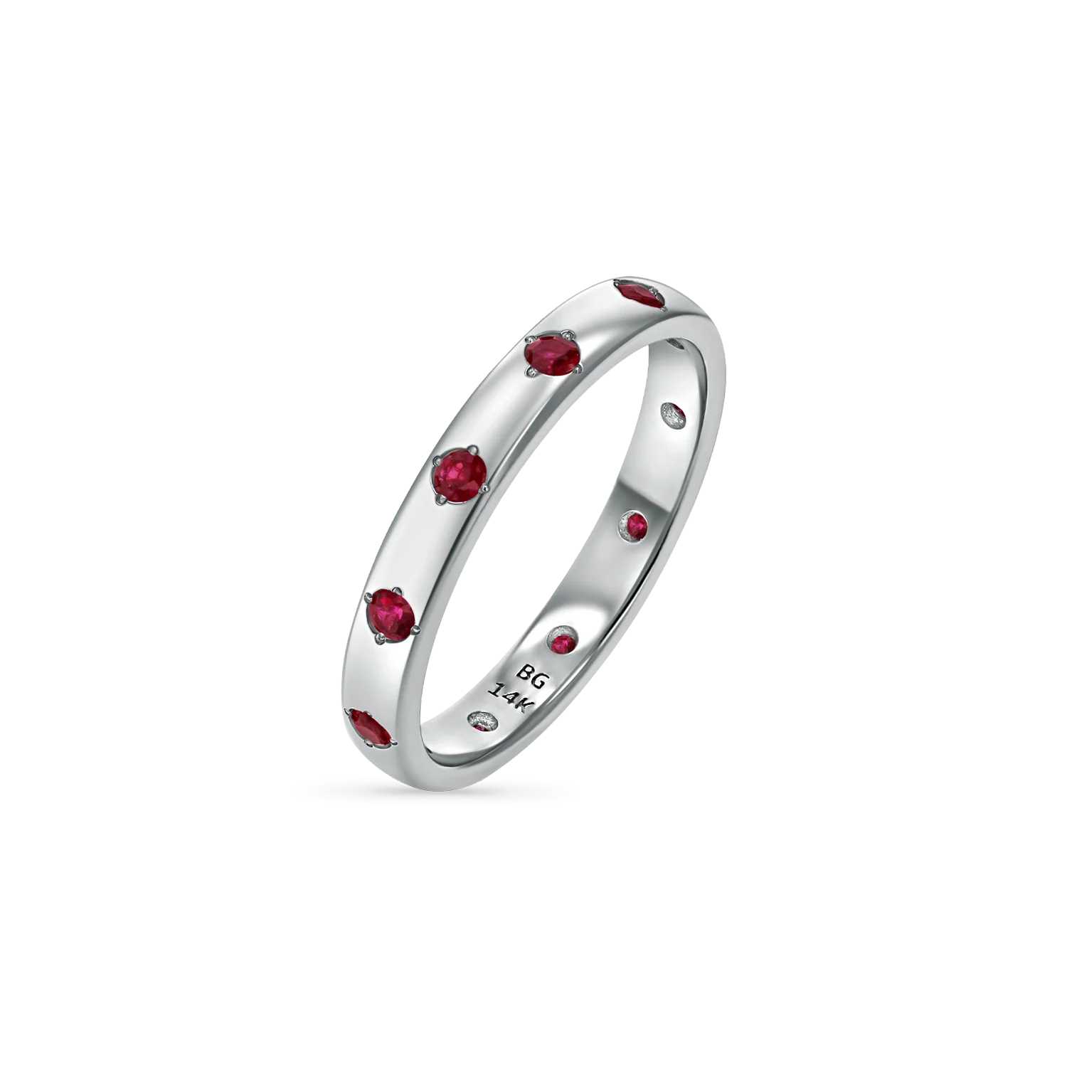 Glimmer Gemstone Band Ring - Image 6