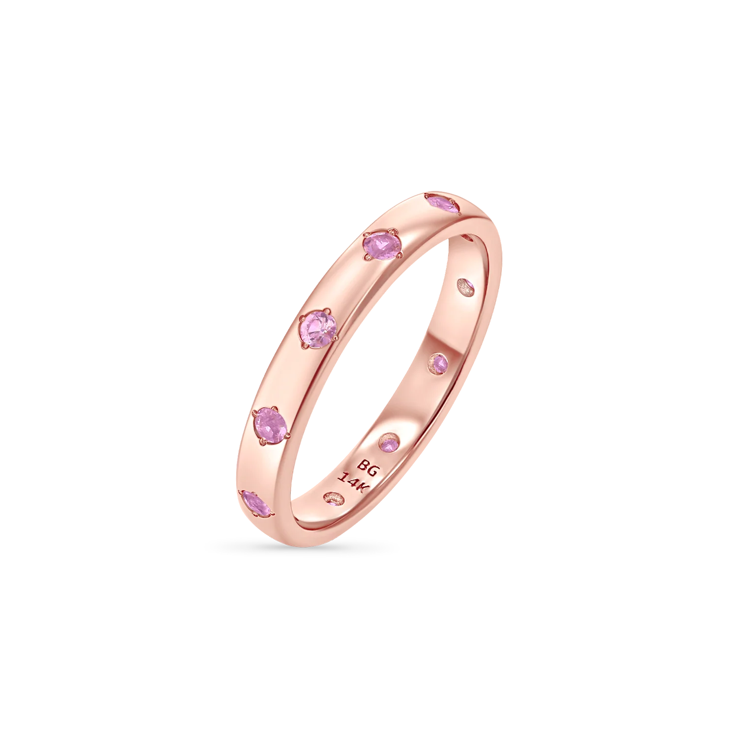 Glimmer Gemstone Band Ring - Image 8