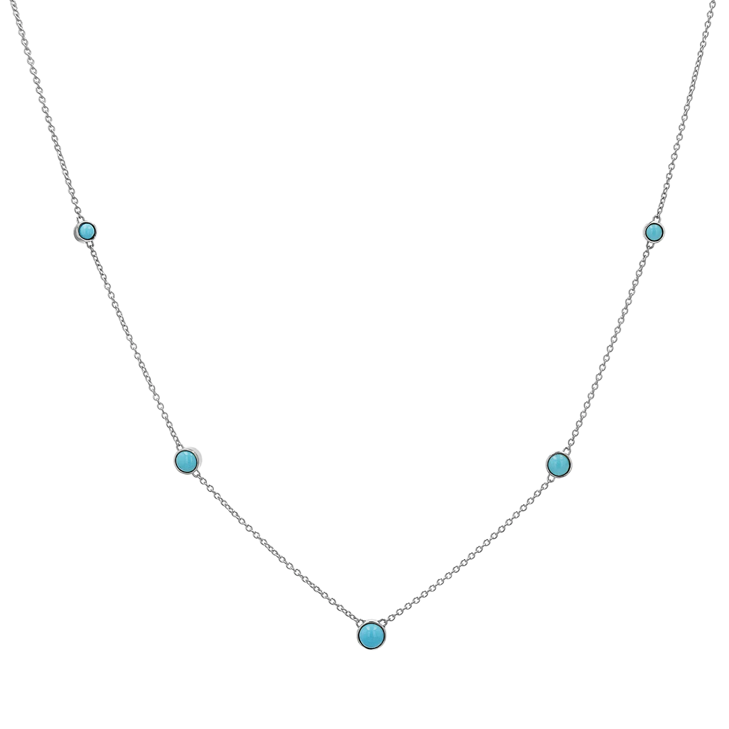 Graduating Genuine Turquoise Necklace - Image 2
