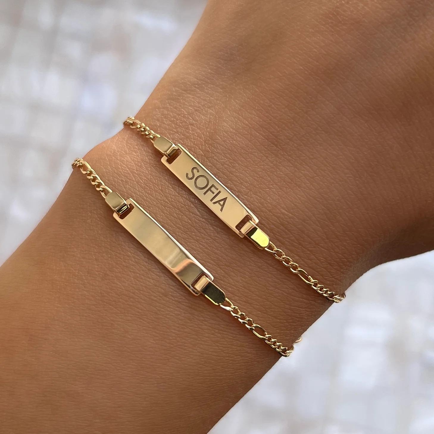 Kids Baby Figaro ID Bracelet - Image 4
