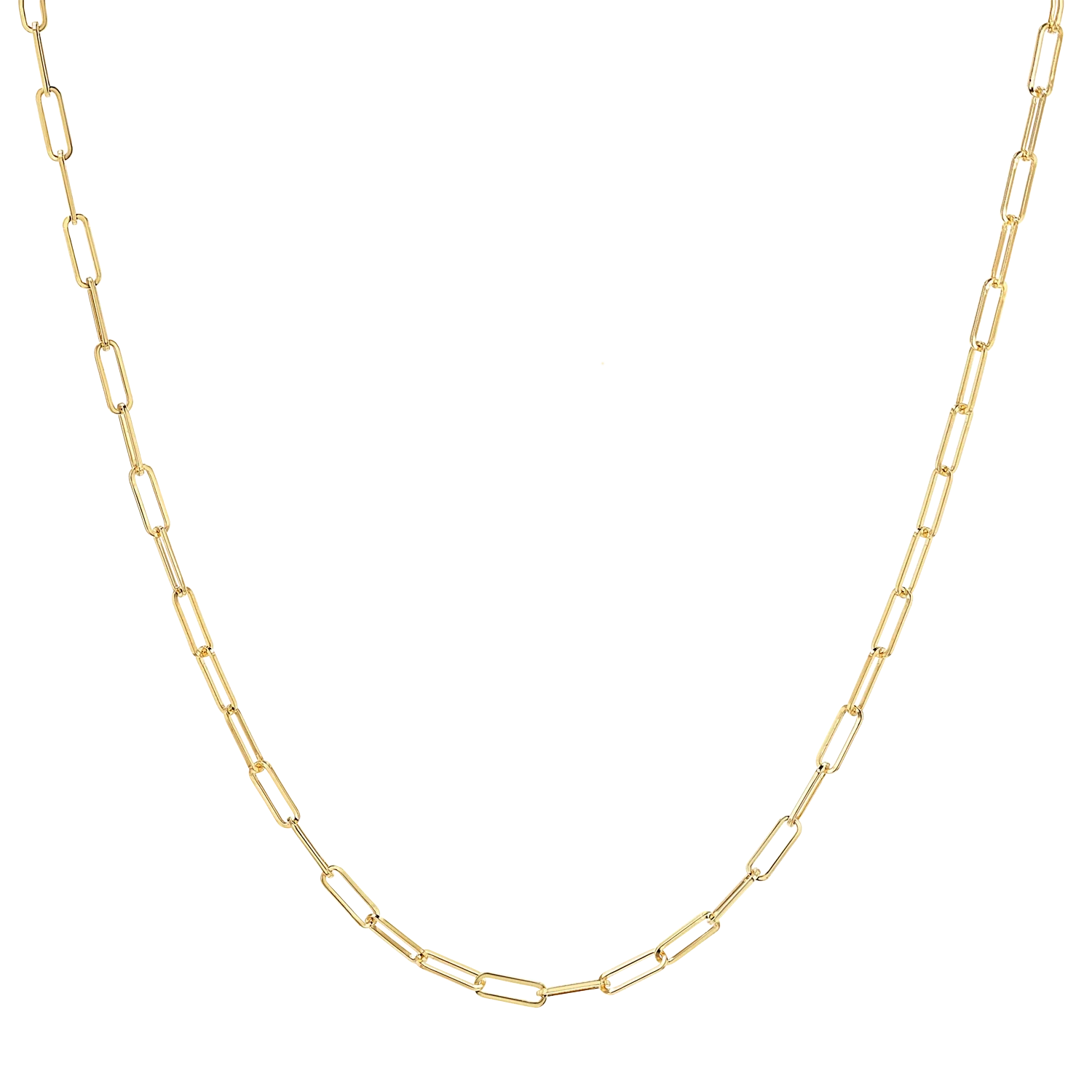 Kids Dainty Paperclip Necklace