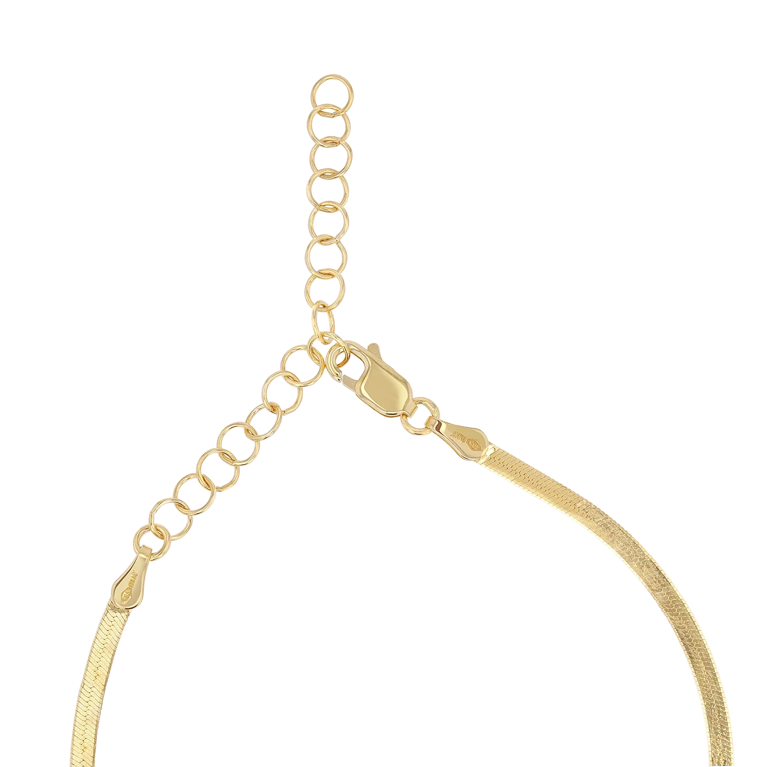 Kids Herringbone Necklace 3mm - Image 2