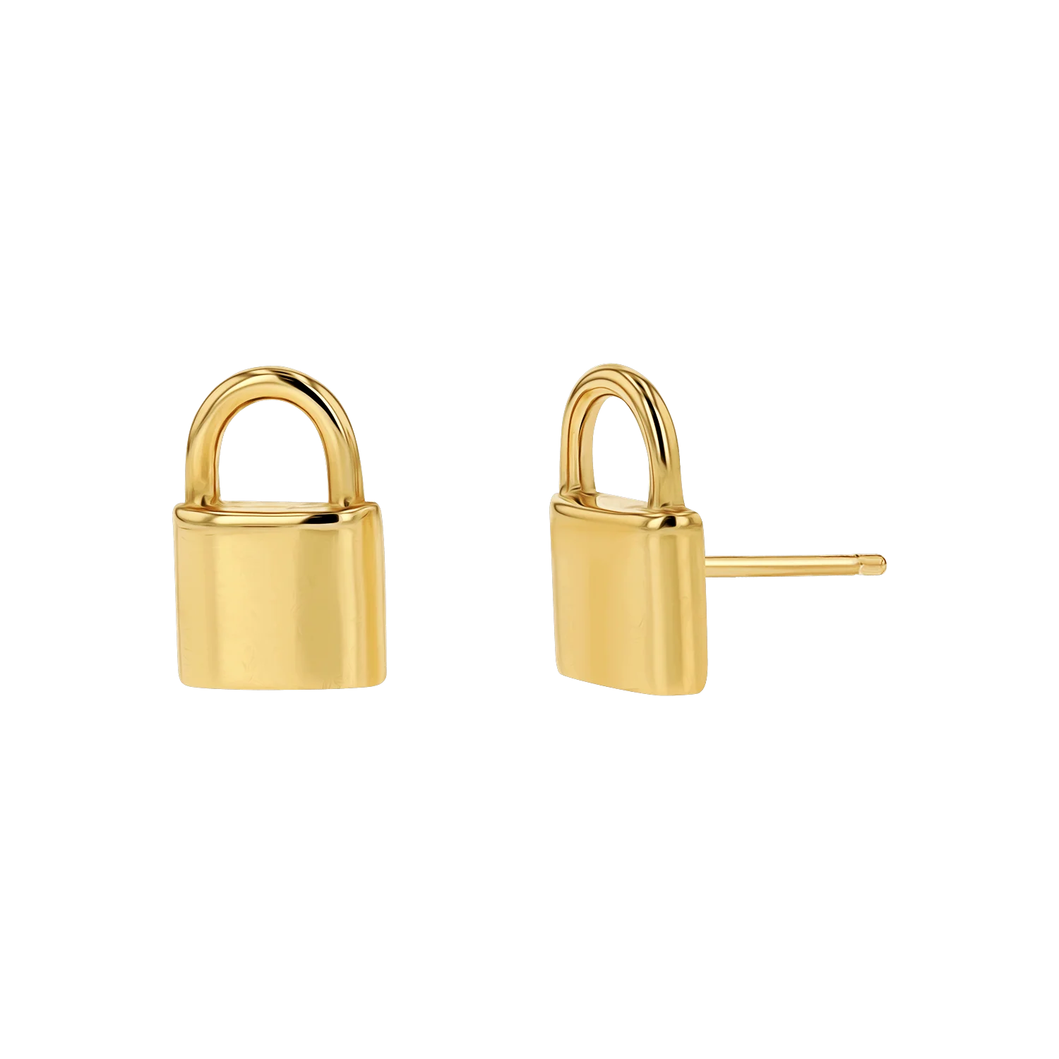 Love Padlock Stud Earrings