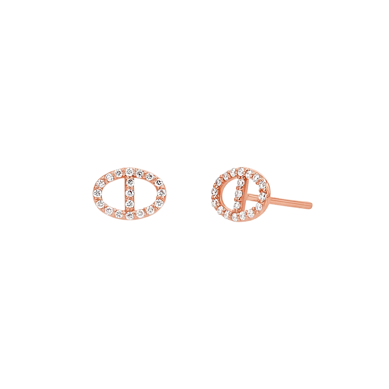 Mariner Diamond Stud Earrings - Image 3