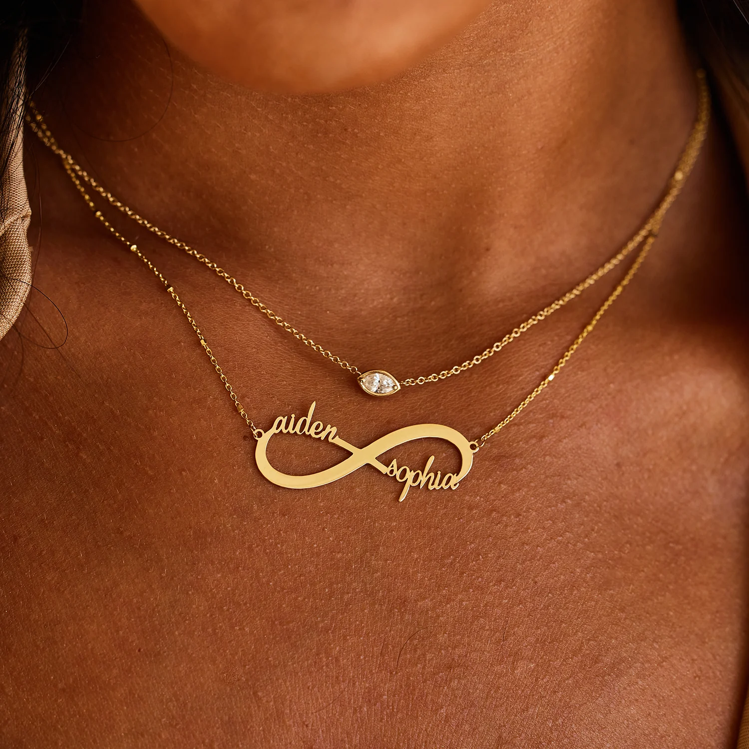 Marquise Diamond Solitaire Necklace - Image 5