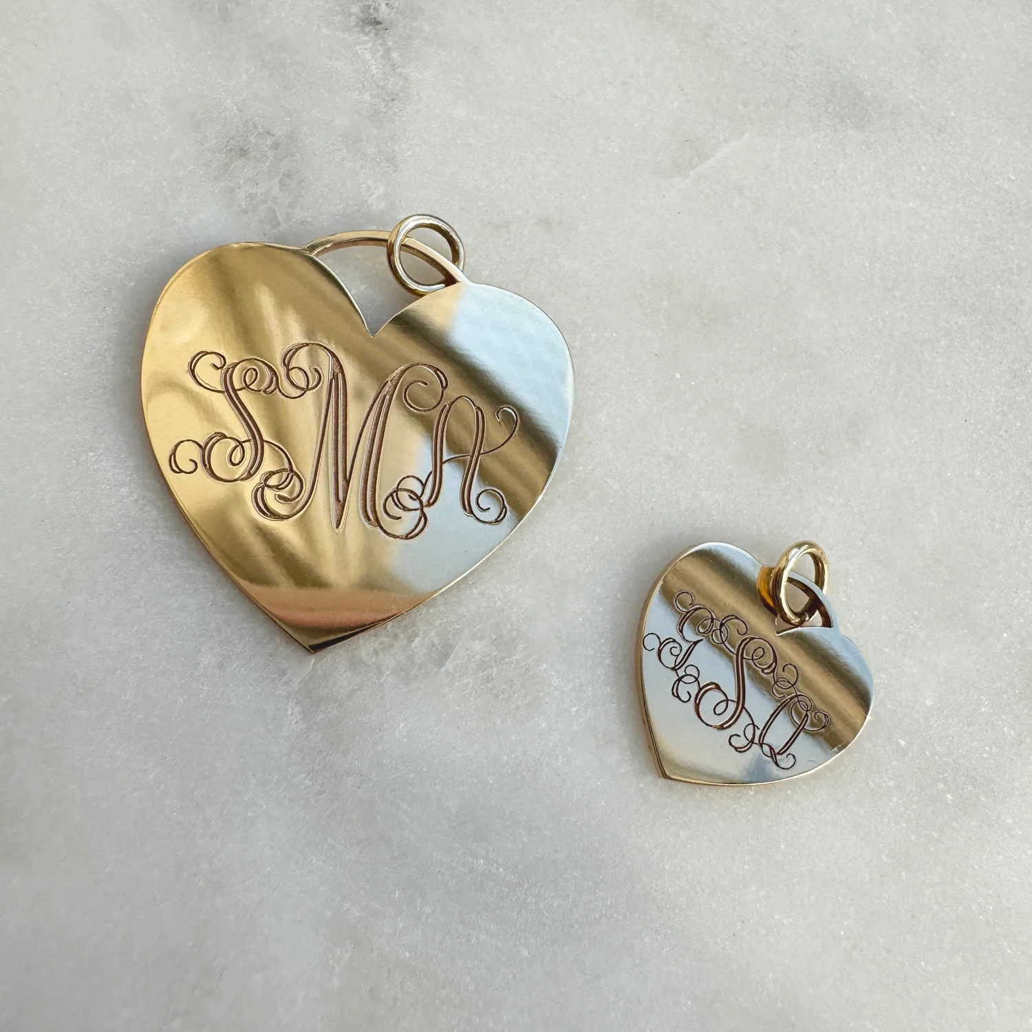 Mini Heart Monogram Charm - Image 5
