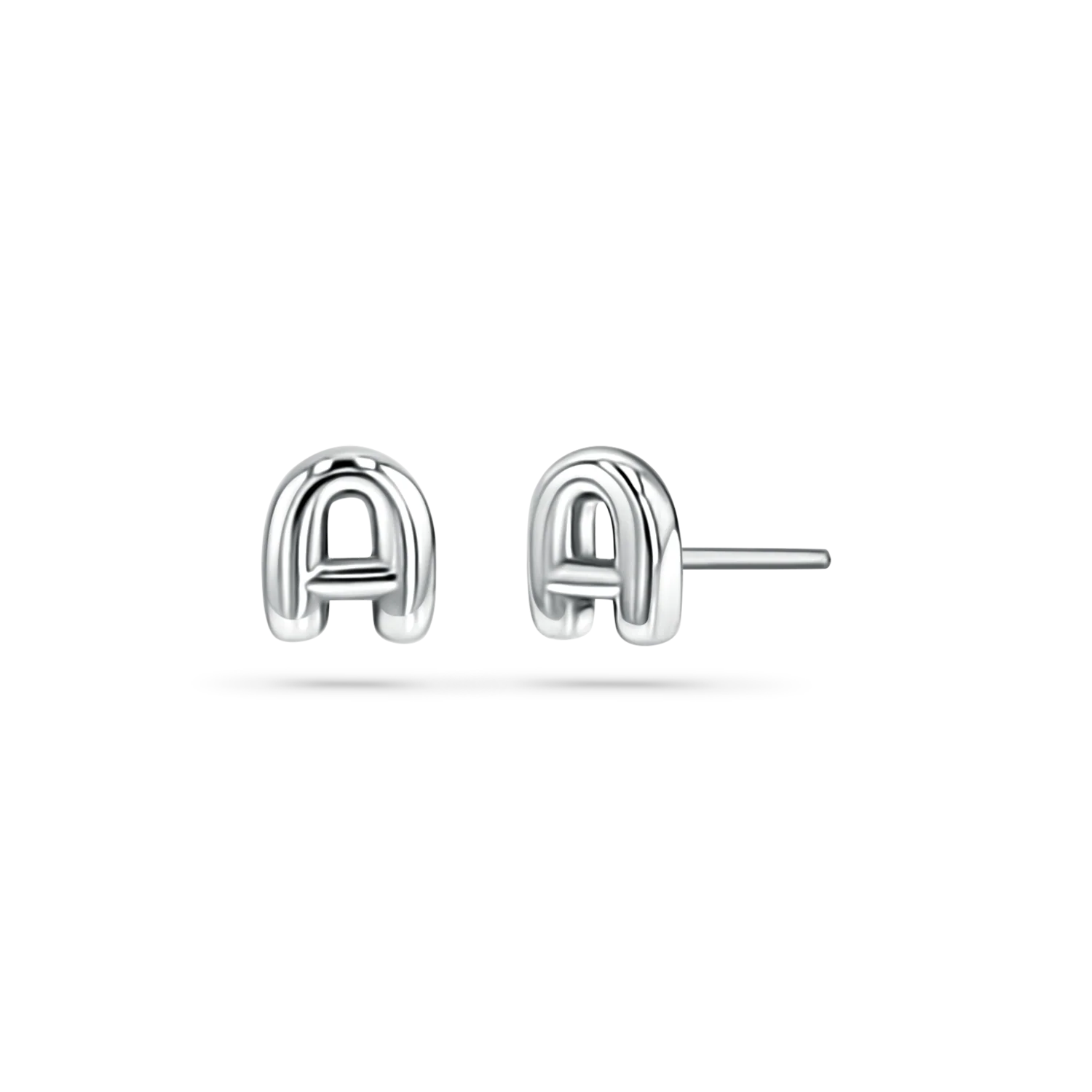 Mini Puff Letter Studs - Image 2