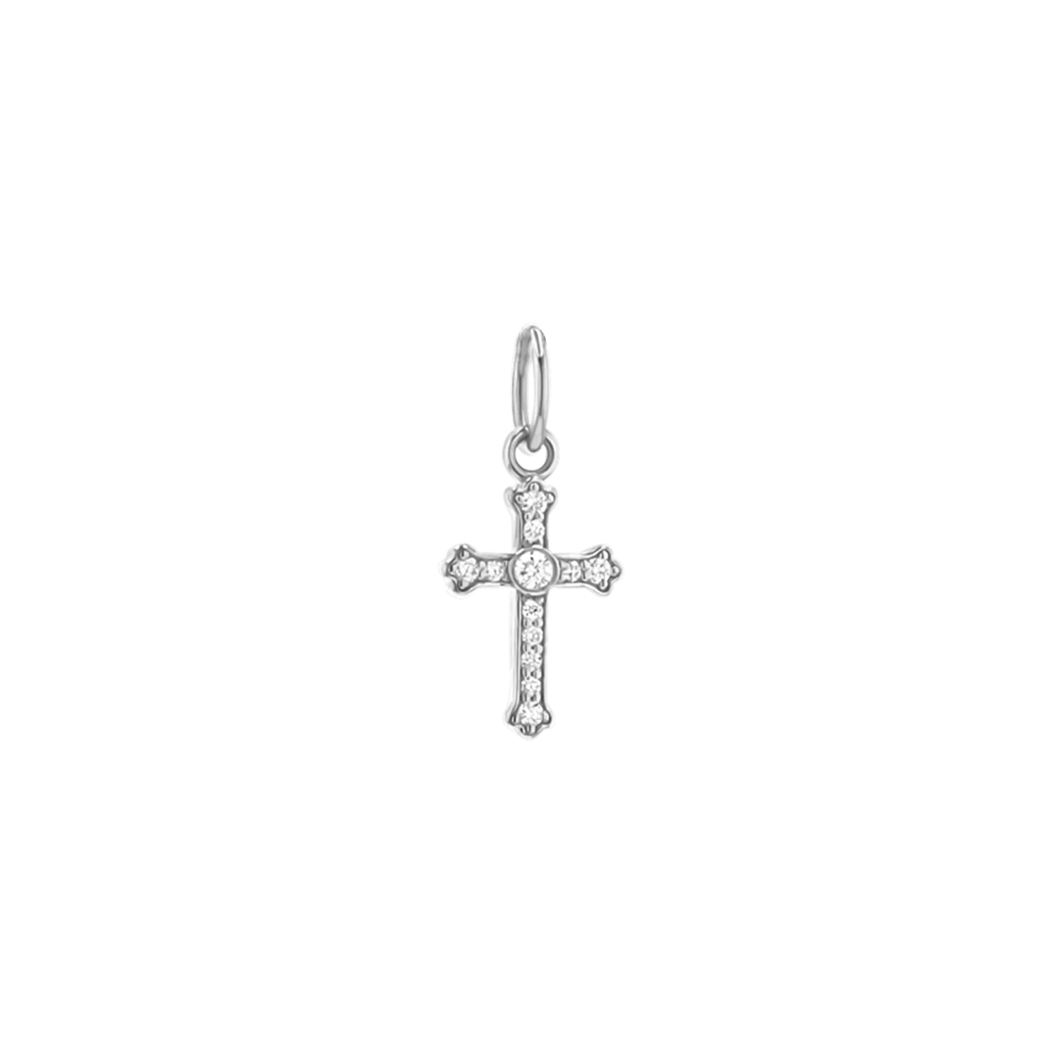 Orthodox Diamond Cross Charm - Image 2