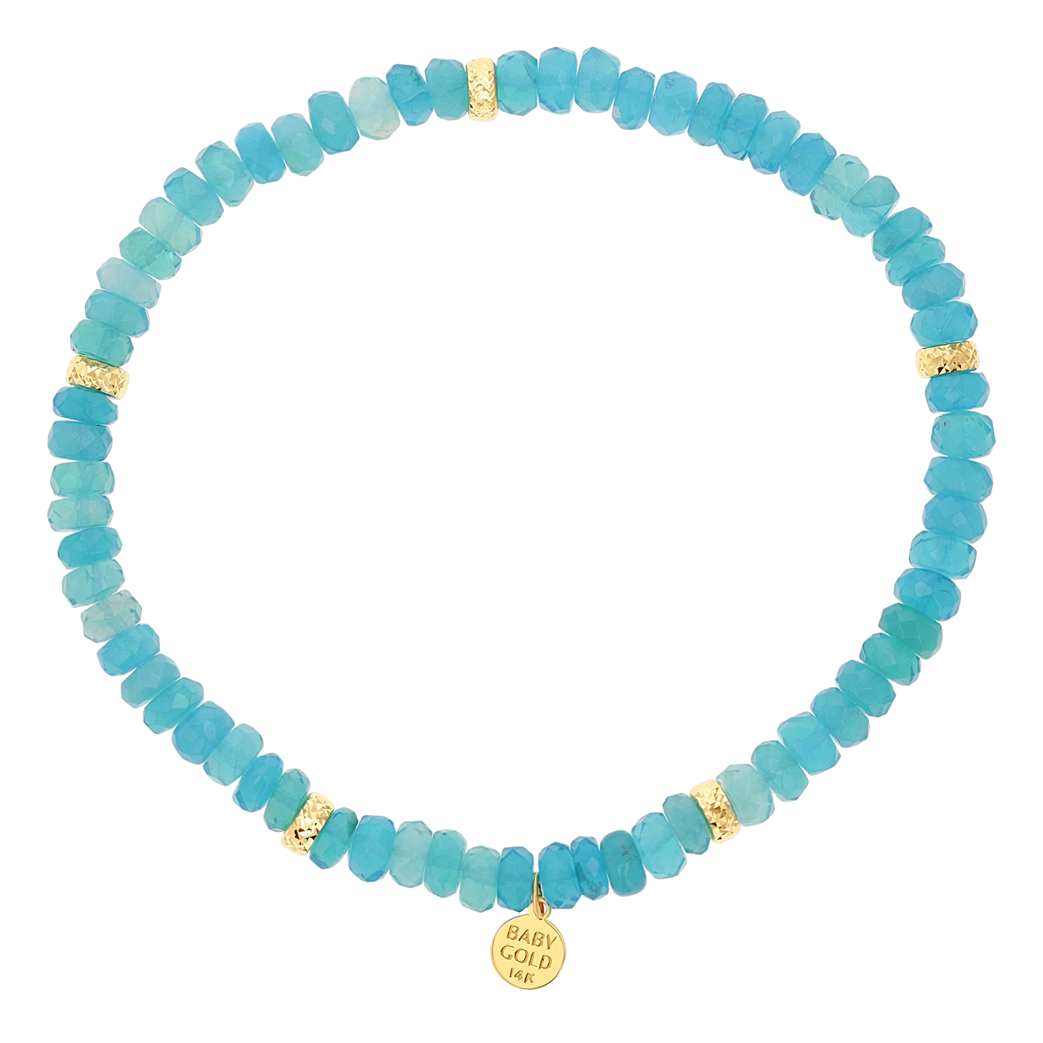 Paraiba Opal Stretch Bead Bracelet