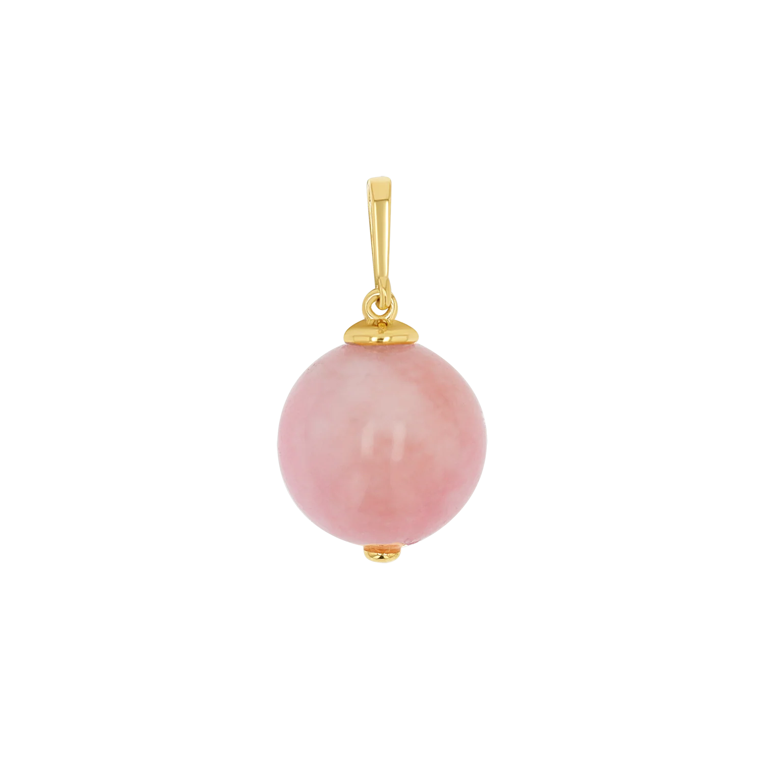 Pink Jade Gumball Charm