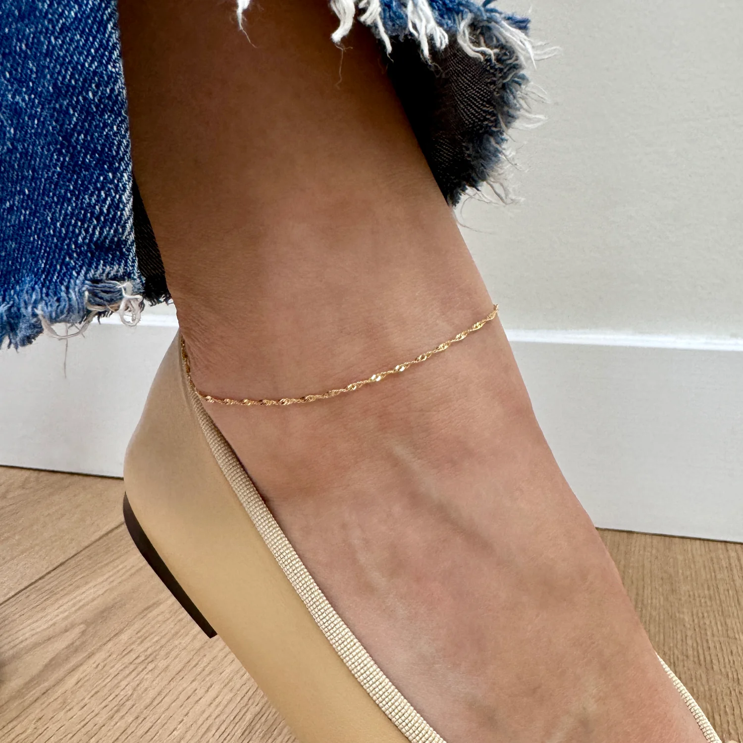 Singapore Chain Anklet - Image 3