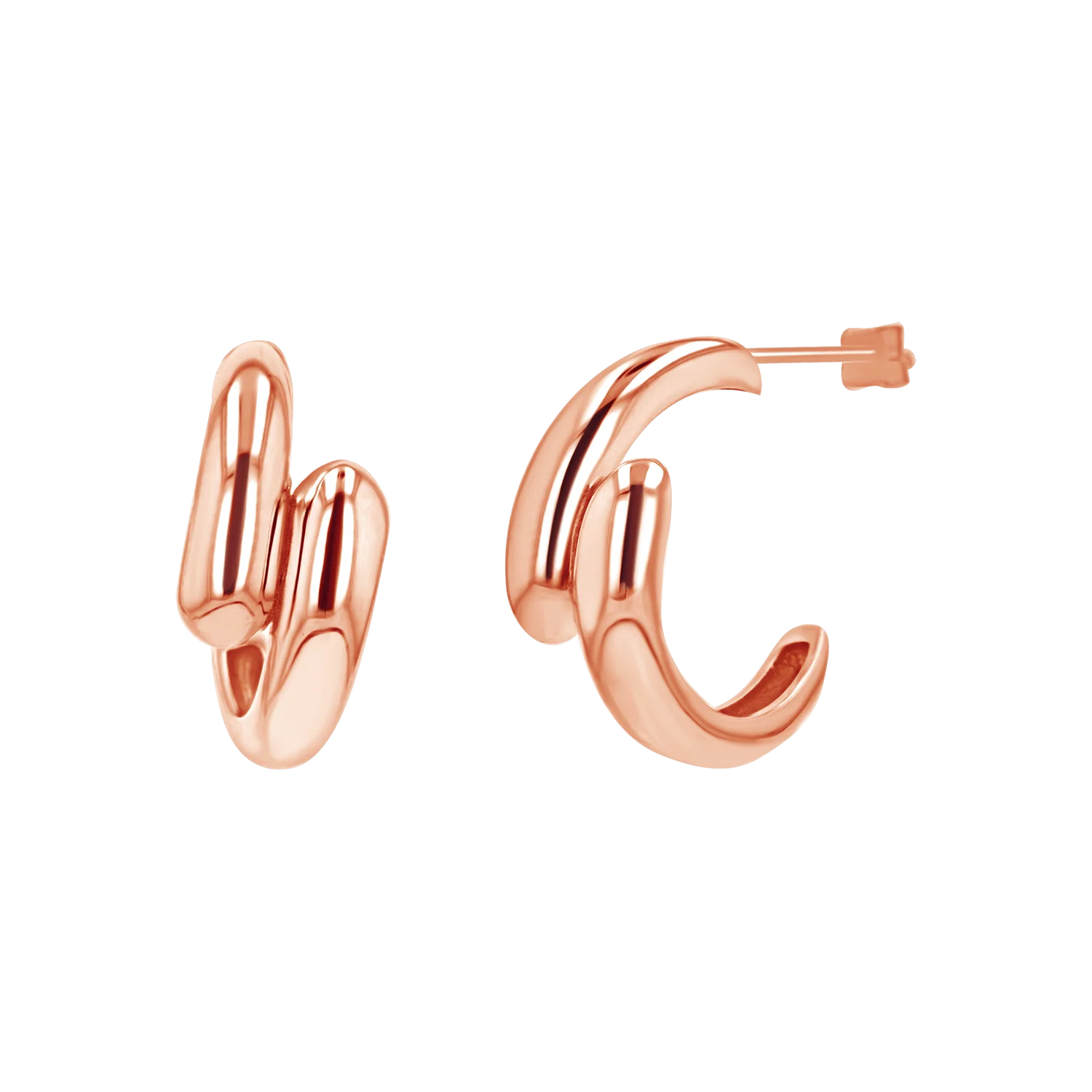 Solid Rendezvous Hoop Earrings - Image 3