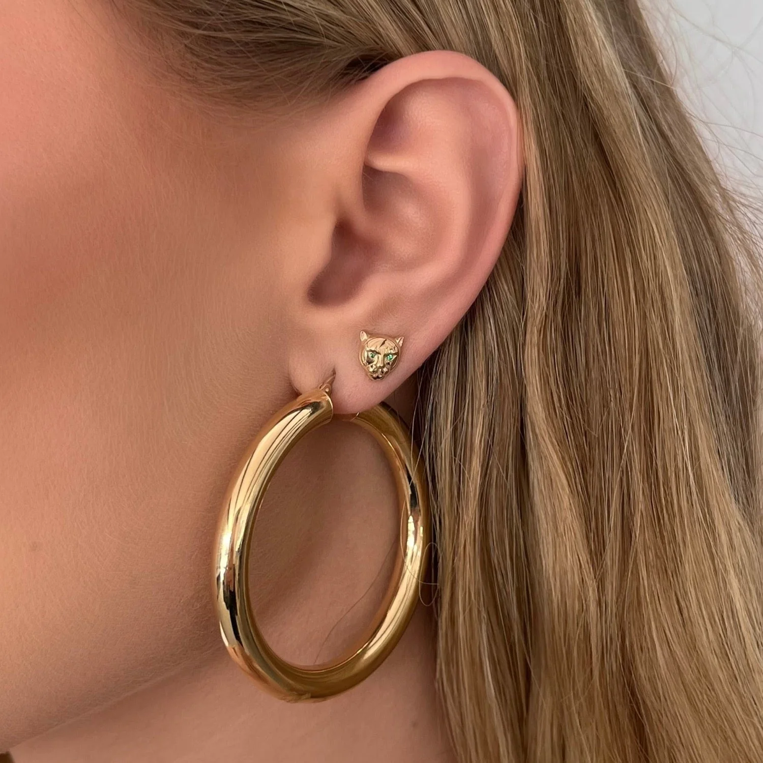 Tiger Stud Earrings - Image 4