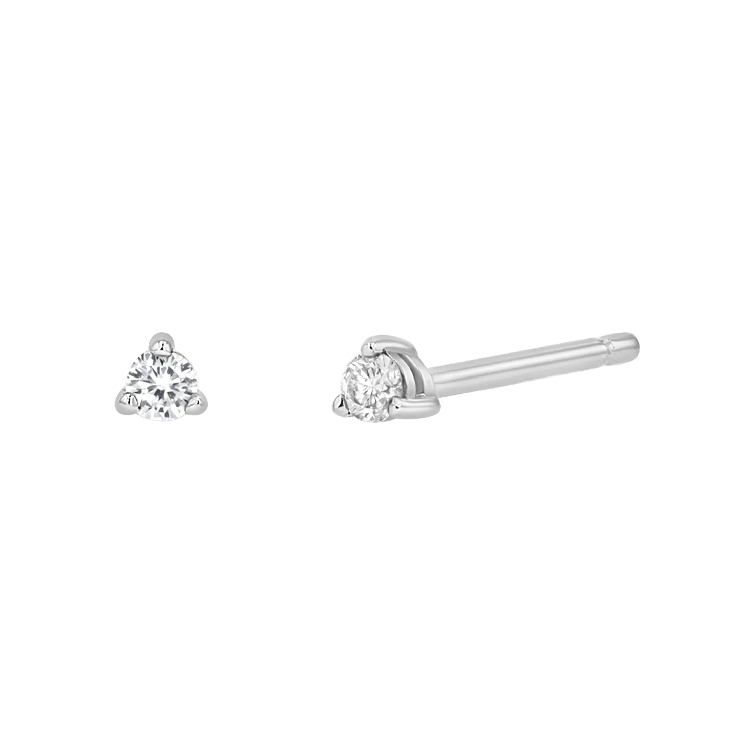 Tiny Diamond Studs - Image 2