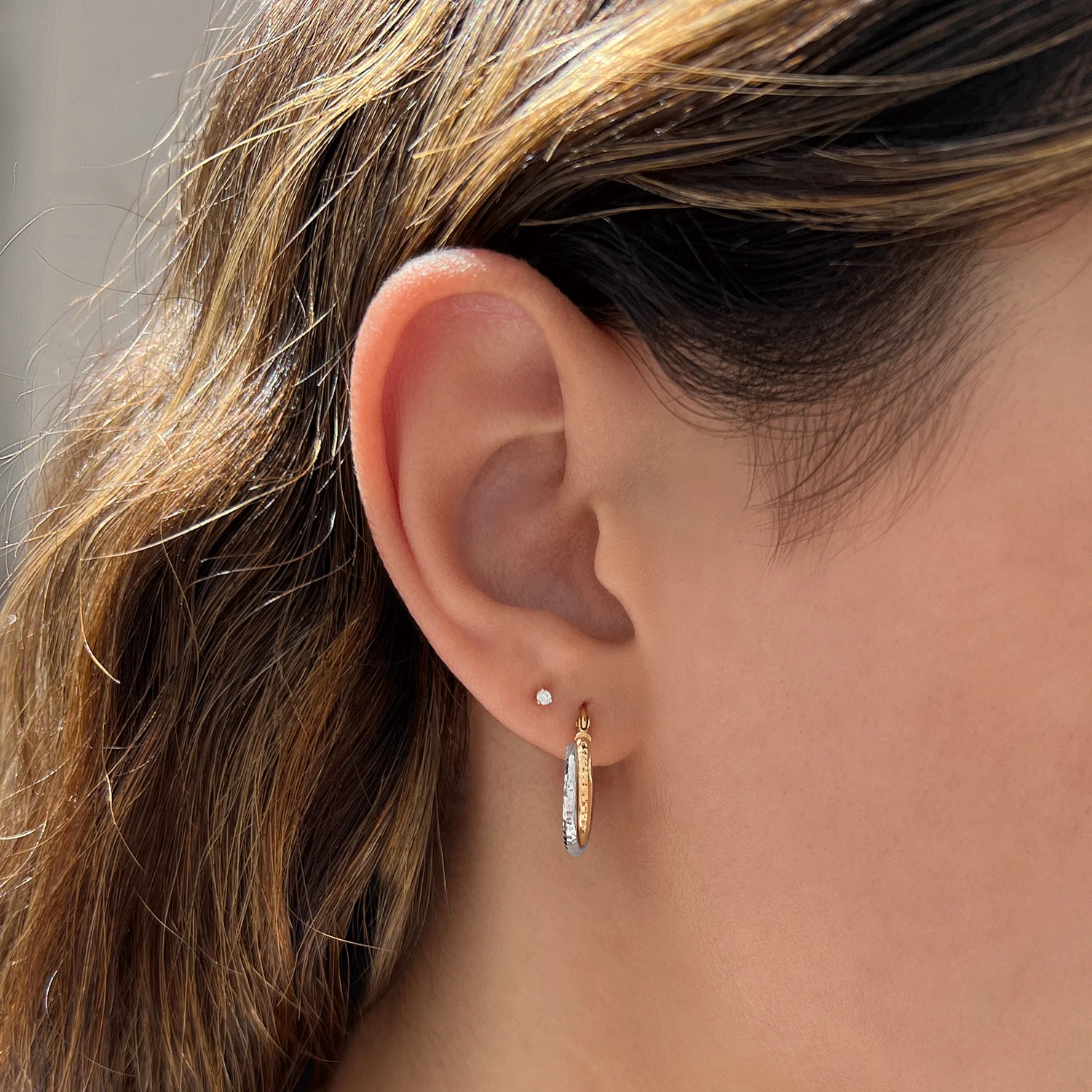 Tiny Diamond Studs - Image 5