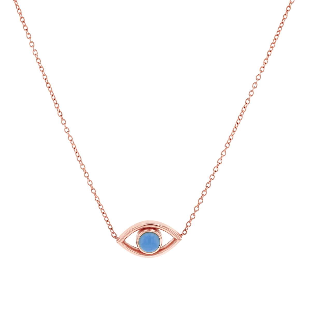 Turquoise Evil Eye Necklace - Image 3
