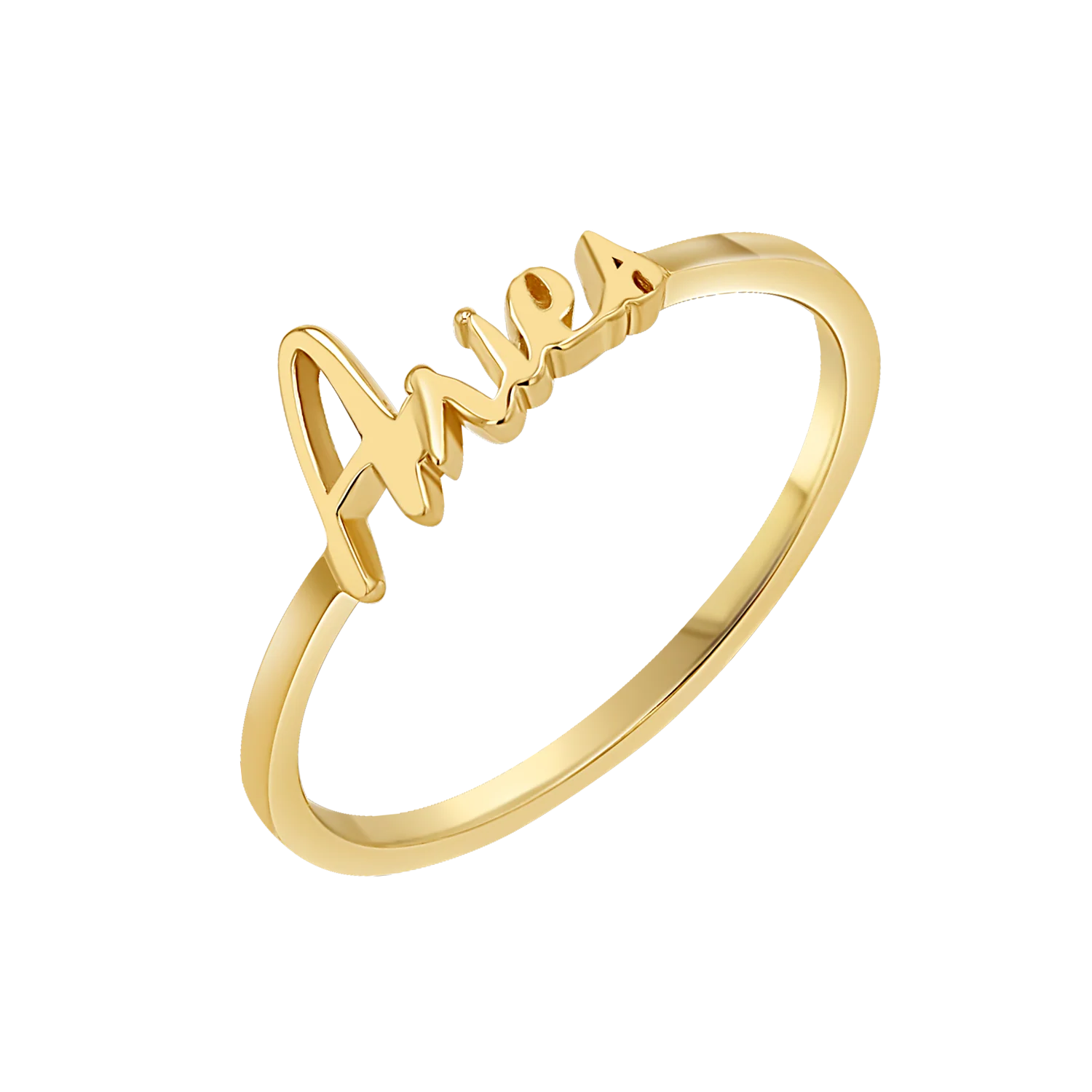 Zodiac Script Ring