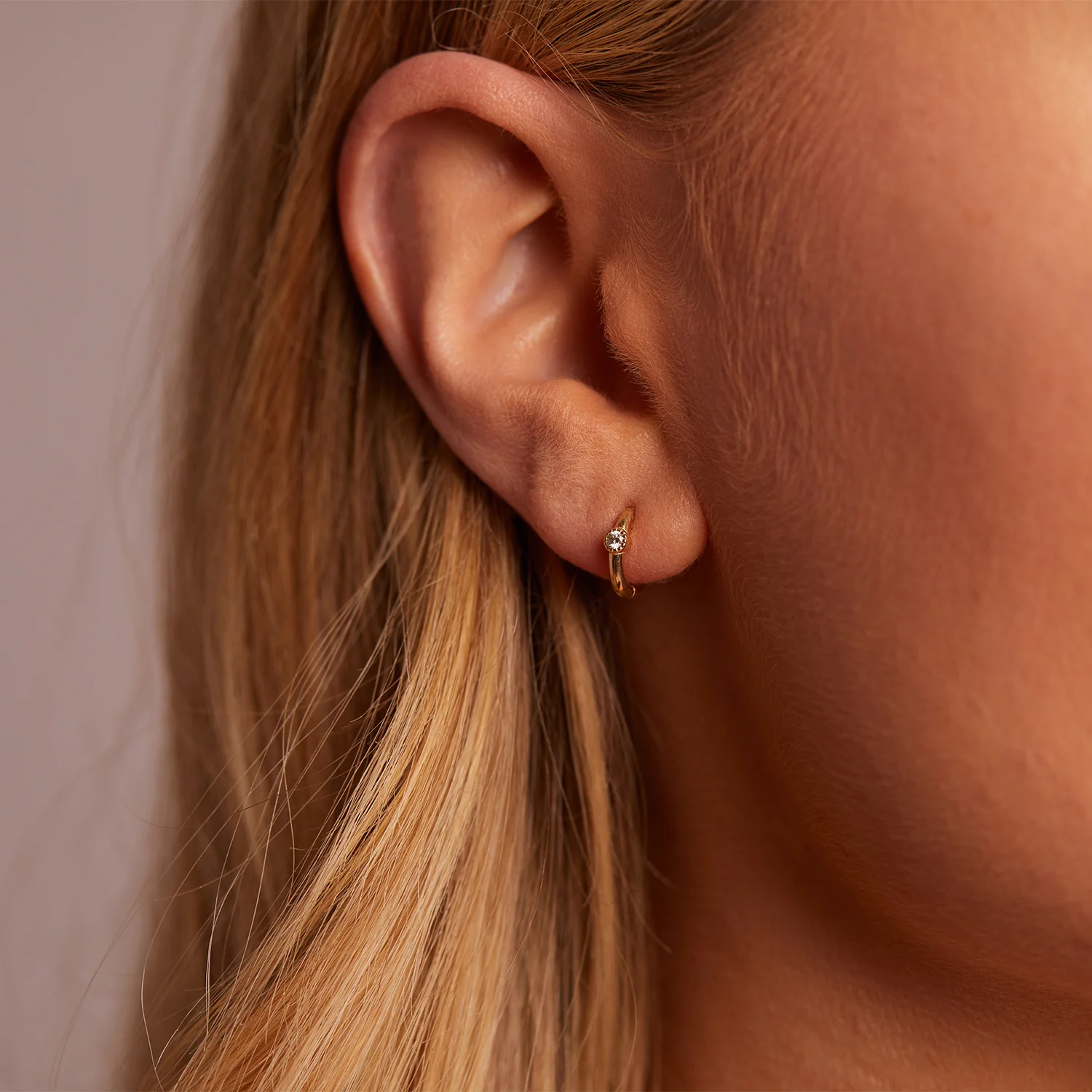 Shapes Round Huggie Earrings - Image 5