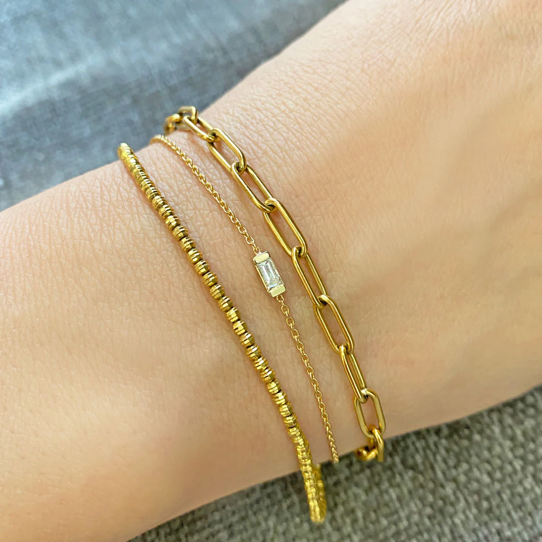 Baguette Diamond Bracelet - Image 4