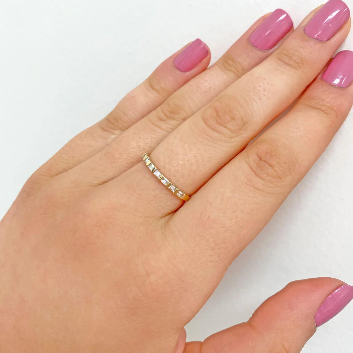 Baguette Row Ring - Image 6