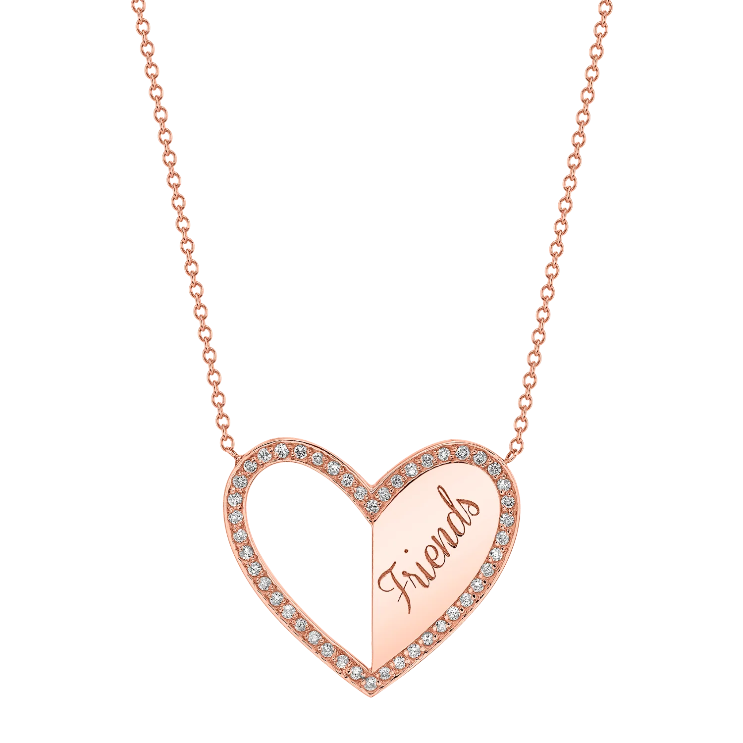 Best Friend Heart Necklaces (Set of 2) - Image 4