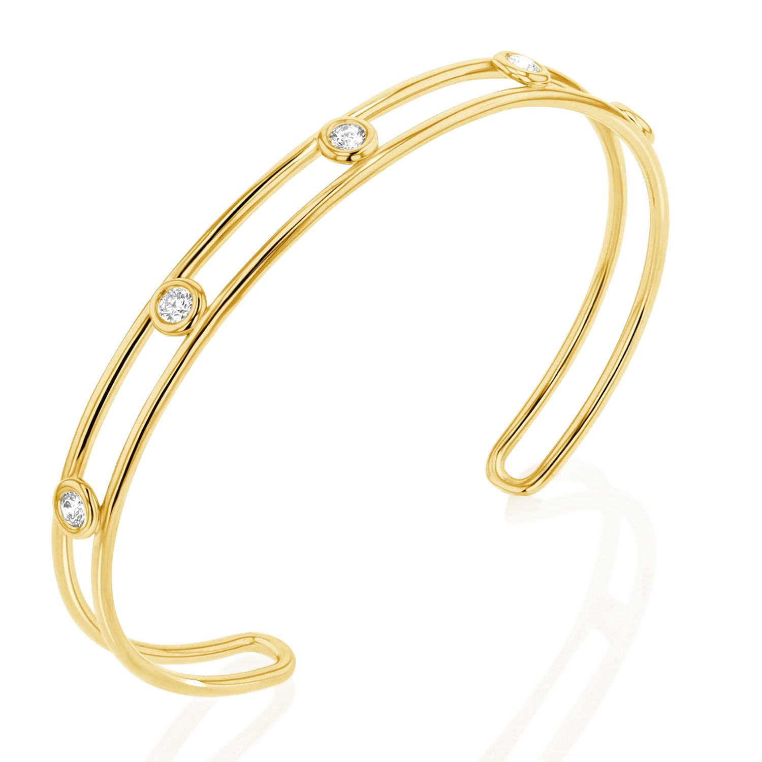 Bubble Diamond Cuff - Image 4