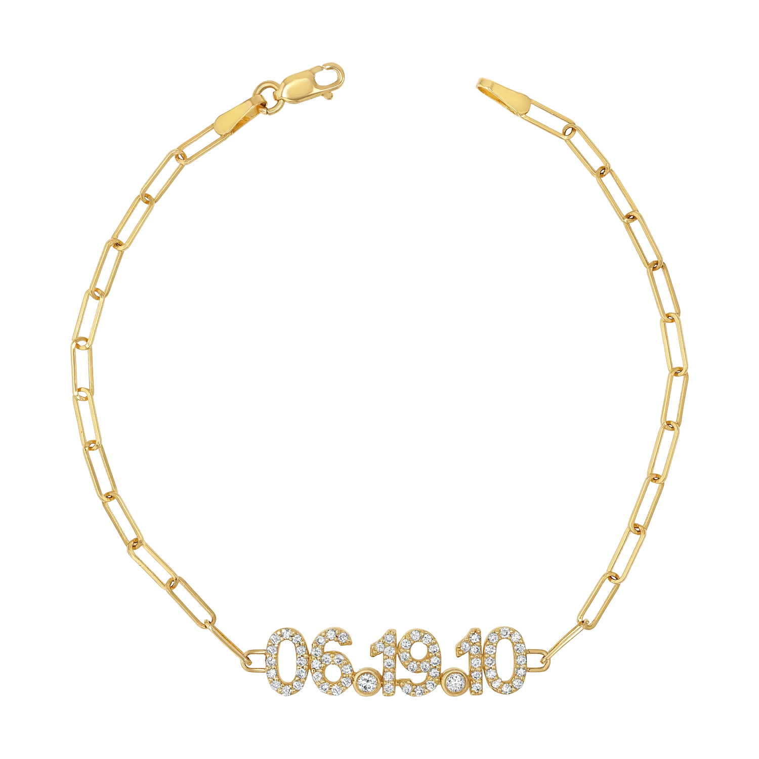 Diamond Date Bracelet