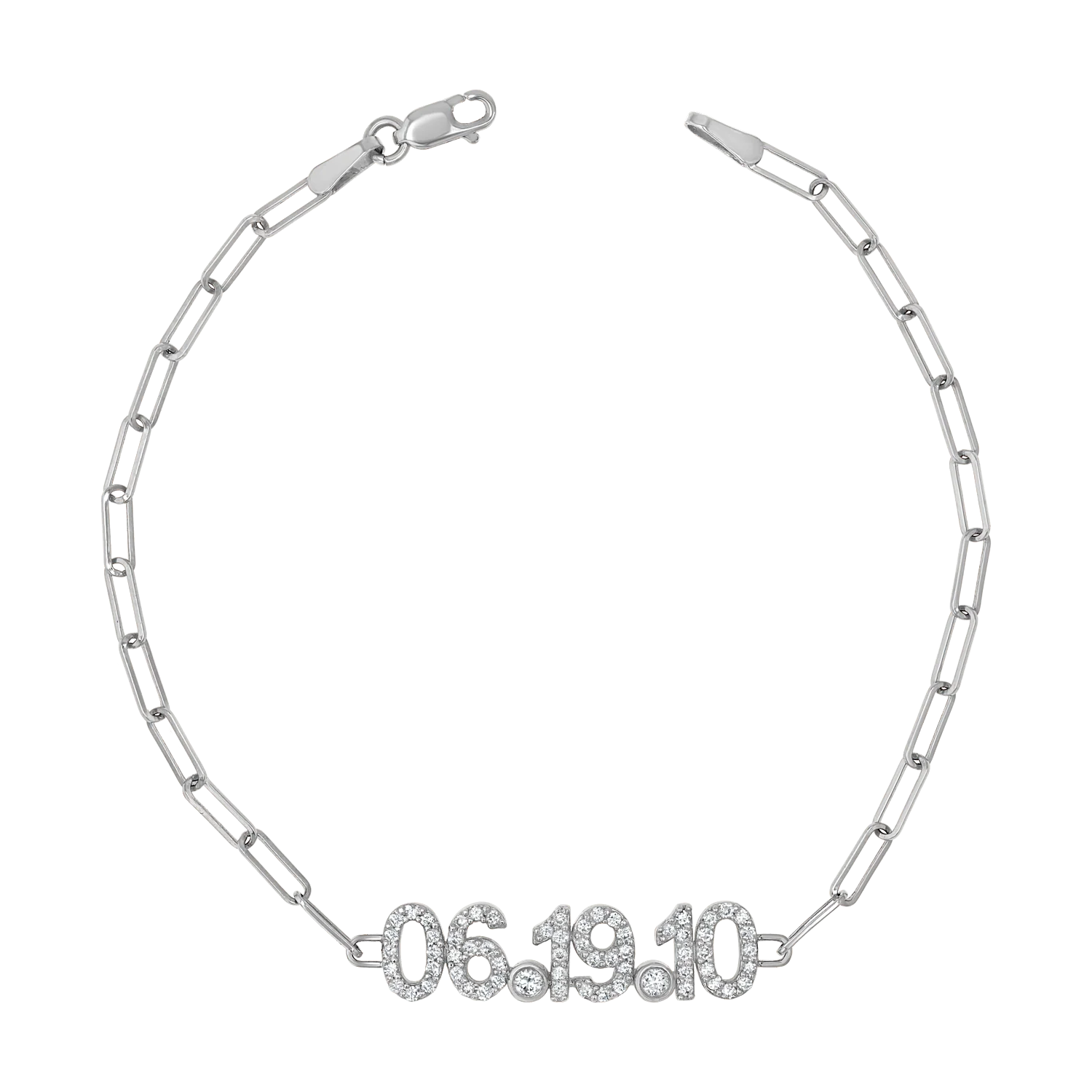 Diamond Date Bracelet - Image 2
