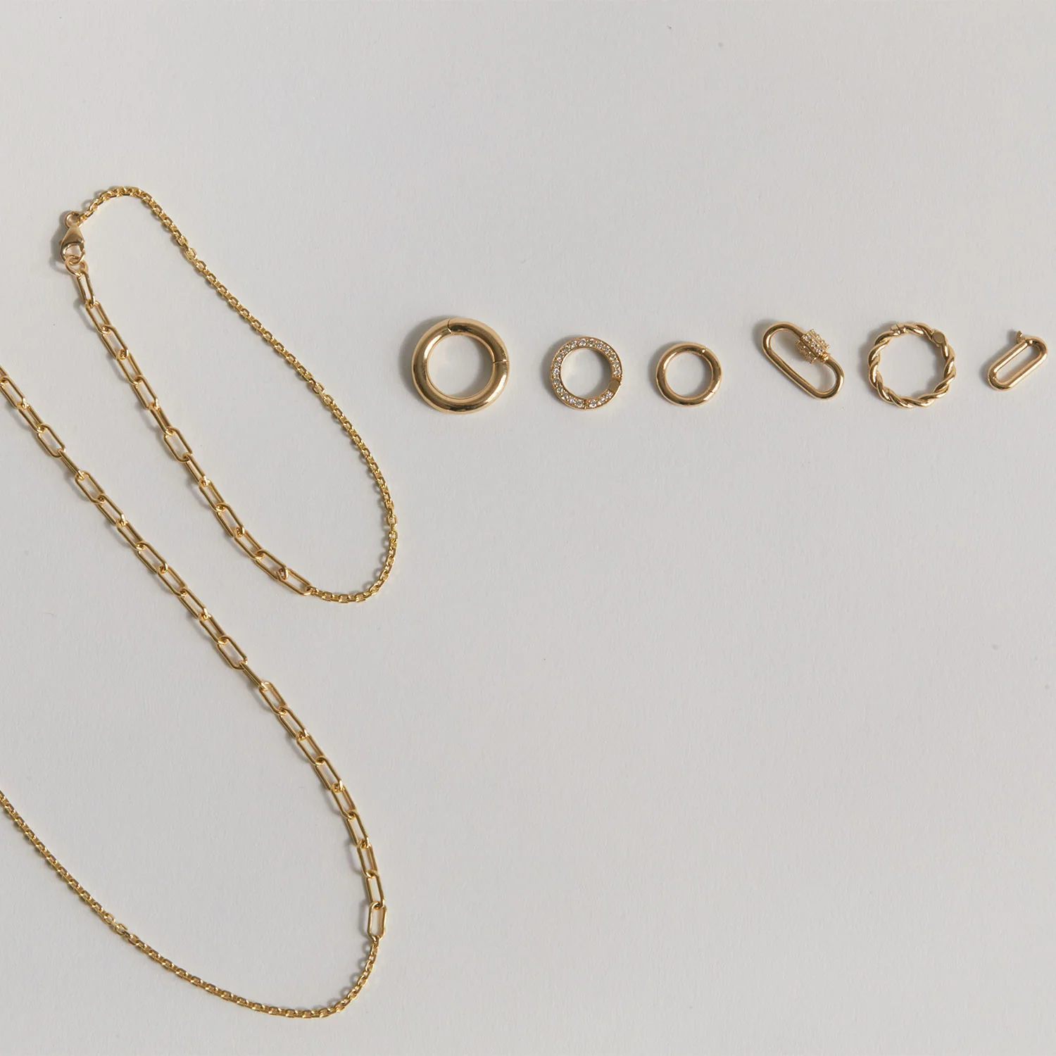 Diamond Round Charm Connector - Image 8