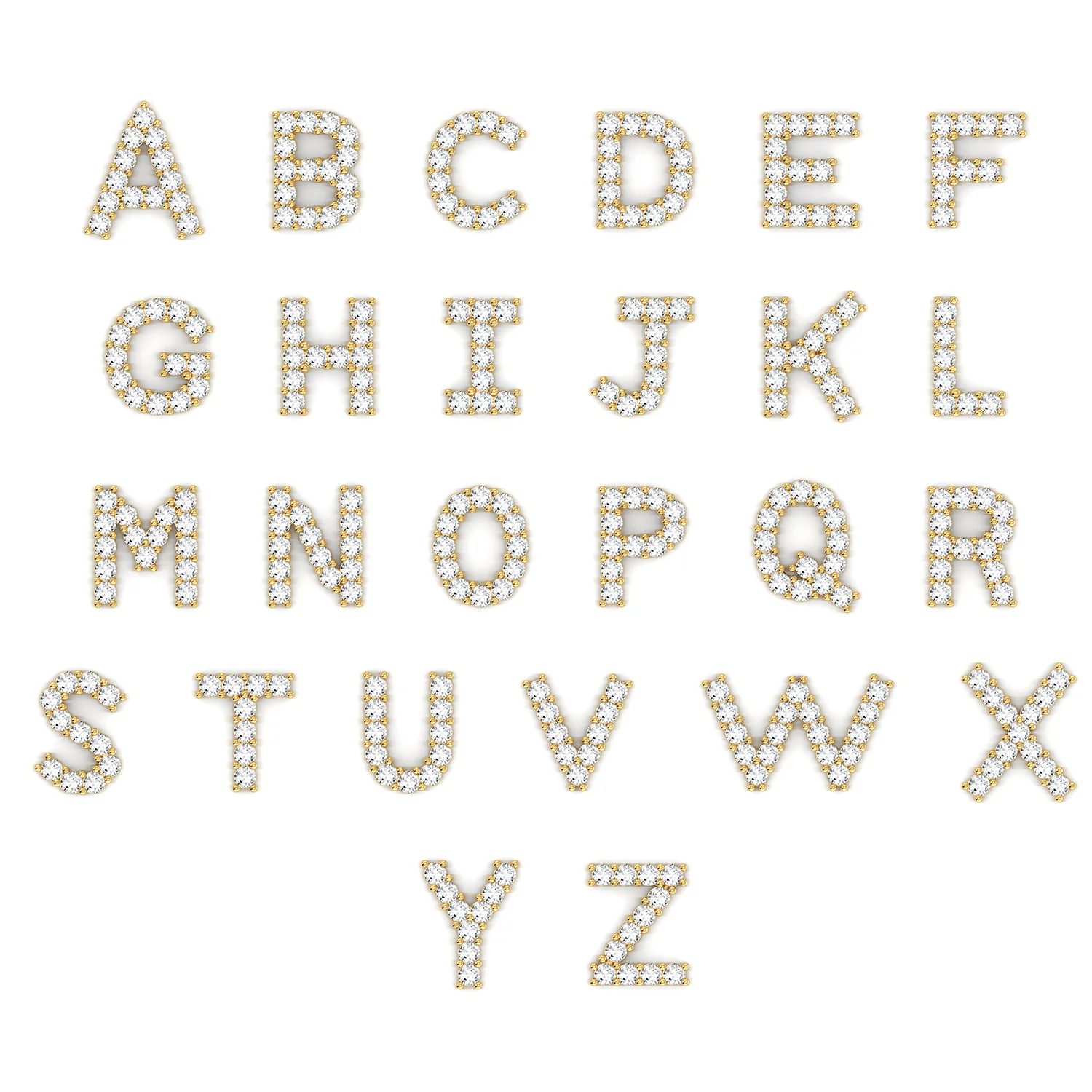 Grand Diamond Initial Charm - Image 4